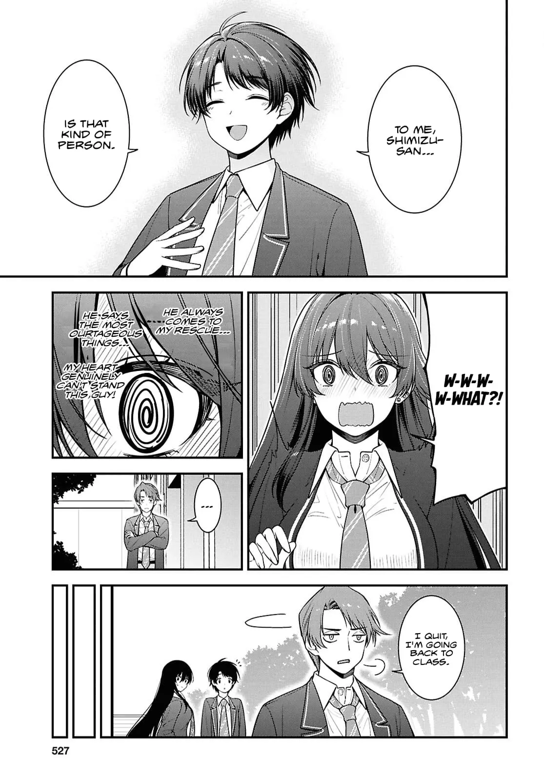 Tonari no Seki no Yankee Shimizu-san ga Kami o Kuroku Sometekita - Chapter 9 - Page 28