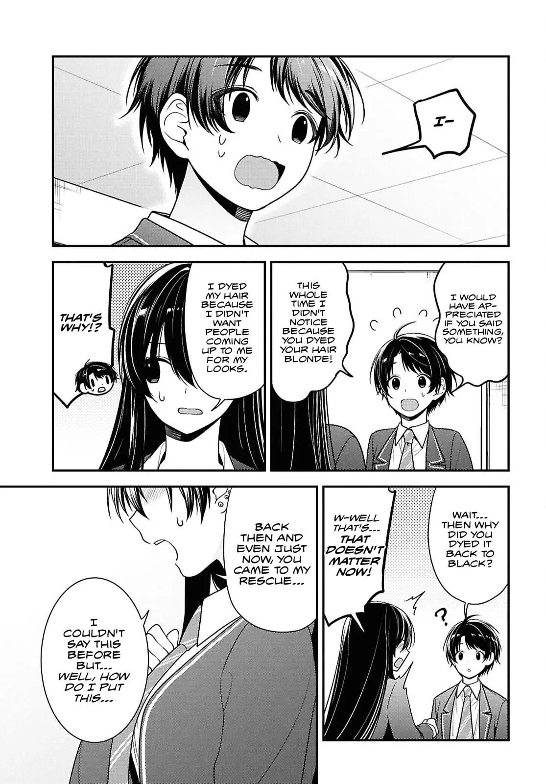 Tonari no Seki no Yankee Shimizu-san ga Kami o Kuroku Sometekita - Chapter 9 - Page 32