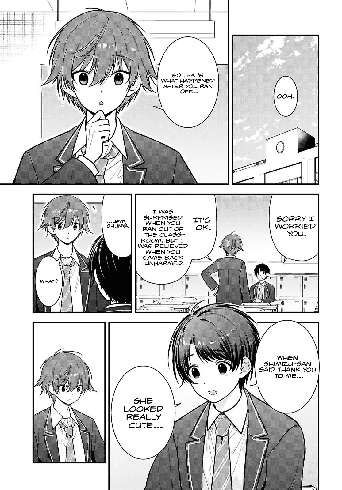 Tonari no Seki no Yankee Shimizu-san ga Kami o Kuroku Sometekita - Chapter 10 - Page 7