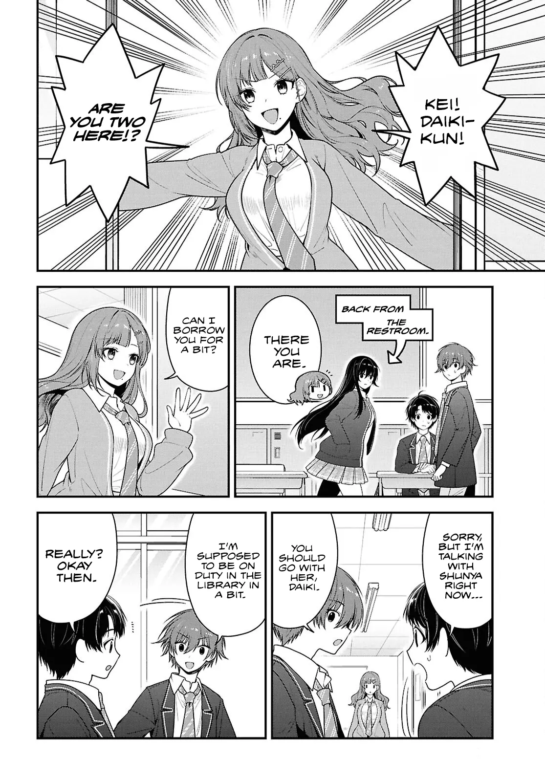 Tonari no Seki no Yankee Shimizu-san ga Kami o Kuroku Sometekita - Chapter 10 - Page 12