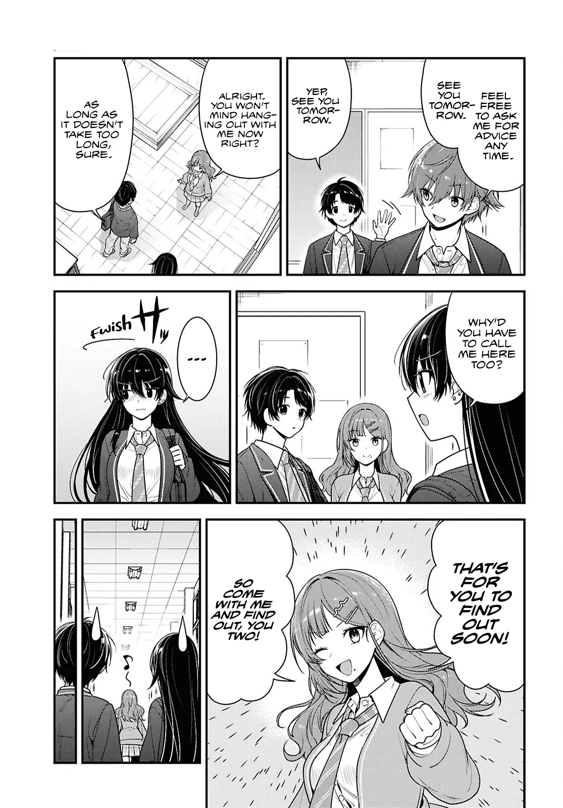 Tonari no Seki no Yankee Shimizu-san ga Kami o Kuroku Sometekita - Chapter 10 - Page 13