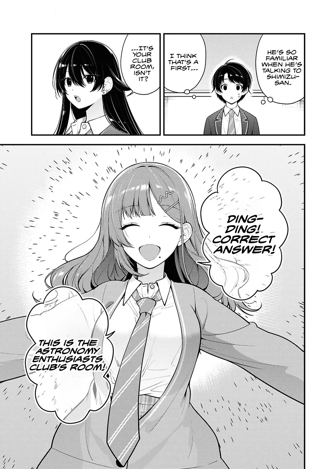 Tonari no Seki no Yankee Shimizu-san ga Kami o Kuroku Sometekita - Chapter 10 - Page 17