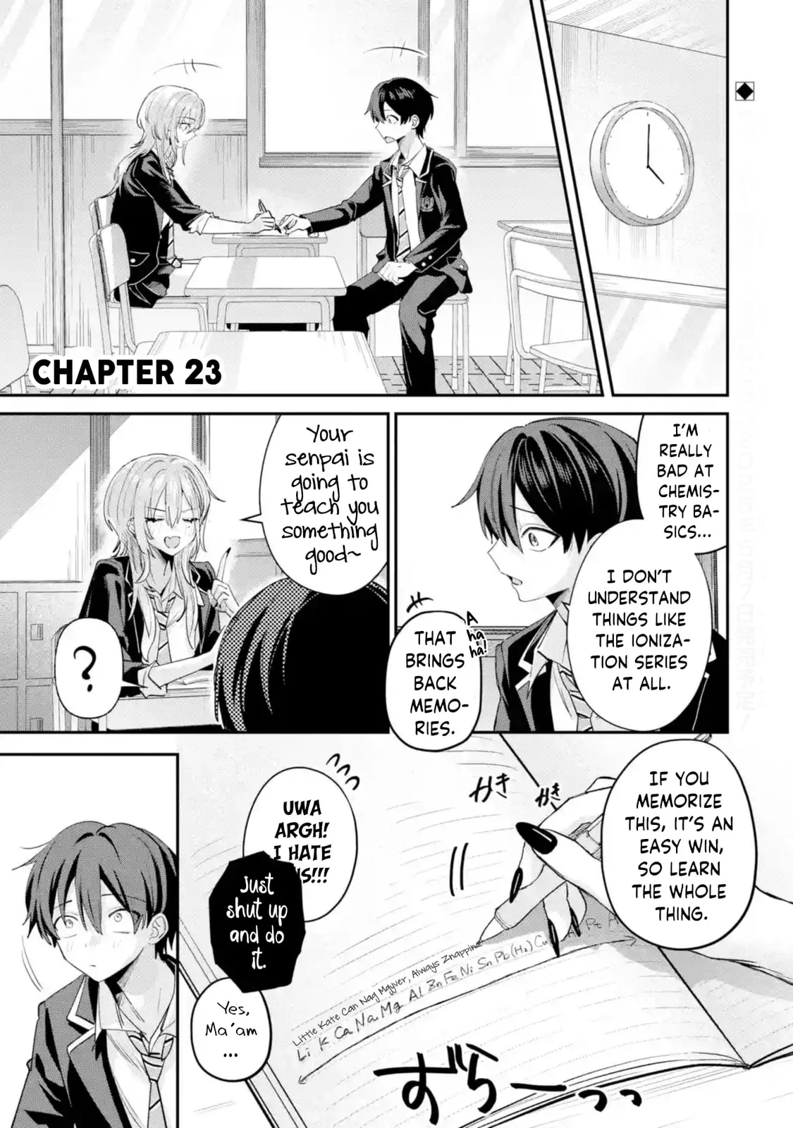 Haimiya-Senpai is Scary But Cute - Chapter 23 - Page 1