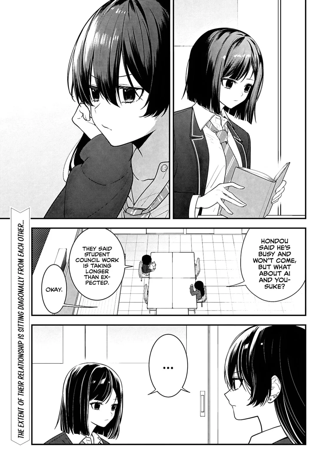 Tonari no Seki no Yankee Shimizu-san ga Kami o Kuroku Sometekita - Chapter 13 - Page 1