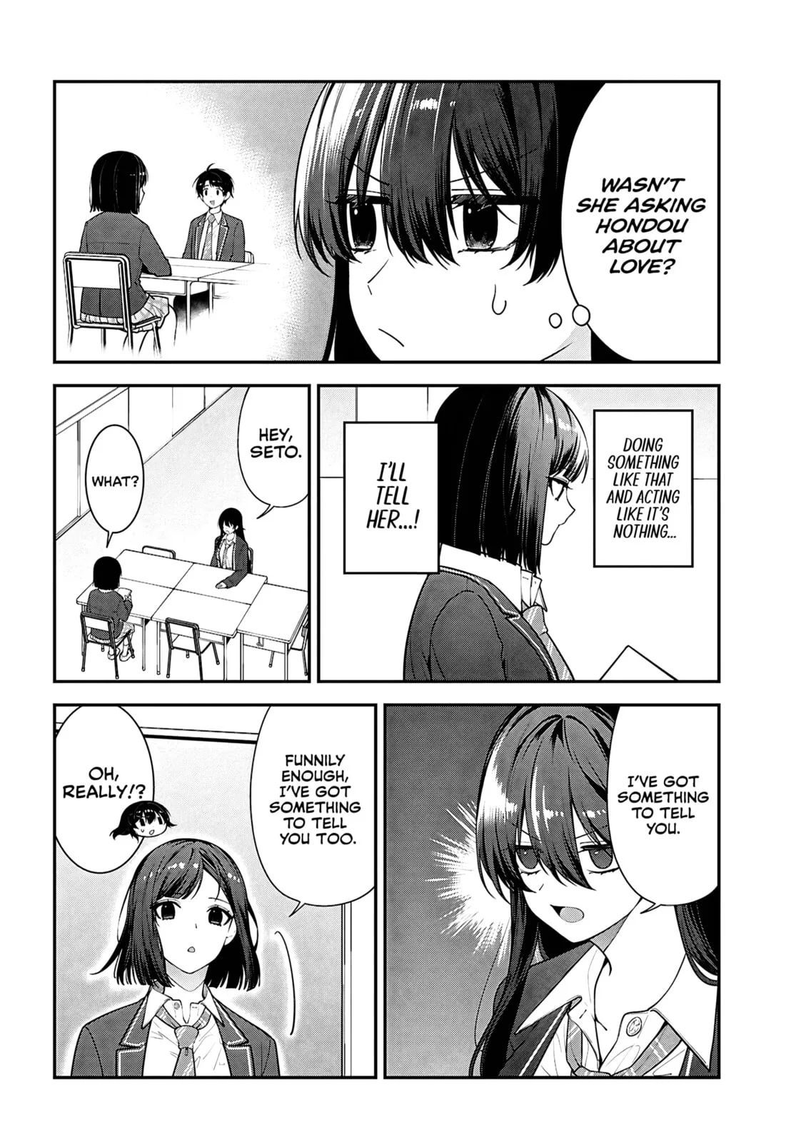 Tonari no Seki no Yankee Shimizu-san ga Kami o Kuroku Sometekita - Chapter 13 - Page 2