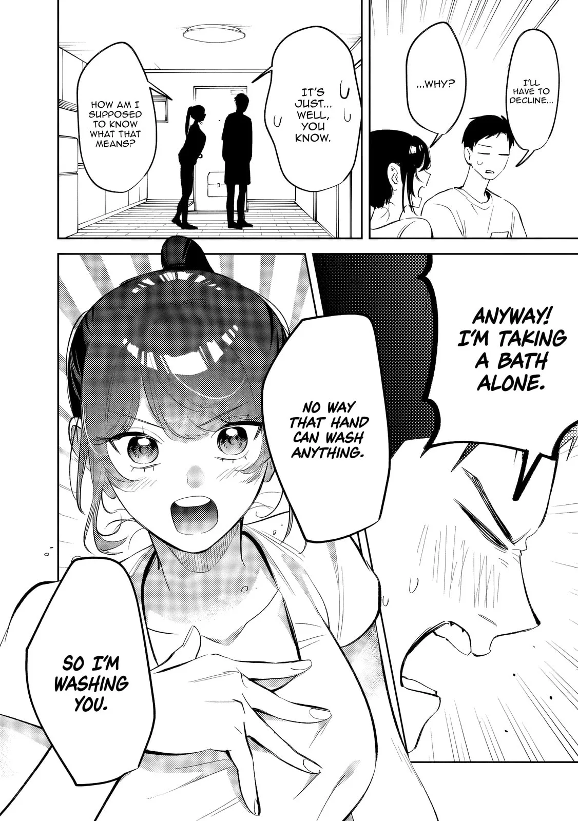 Living together with the queen from my high school days who was arrogant, surprisingly isn't that uncomfortable - Chapter 32 - Page 8