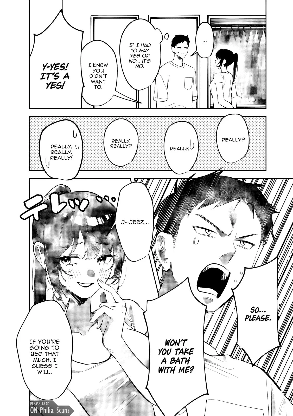 Living together with the queen from my high school days who was arrogant, surprisingly isn't that uncomfortable - Chapter 32 - Page 12