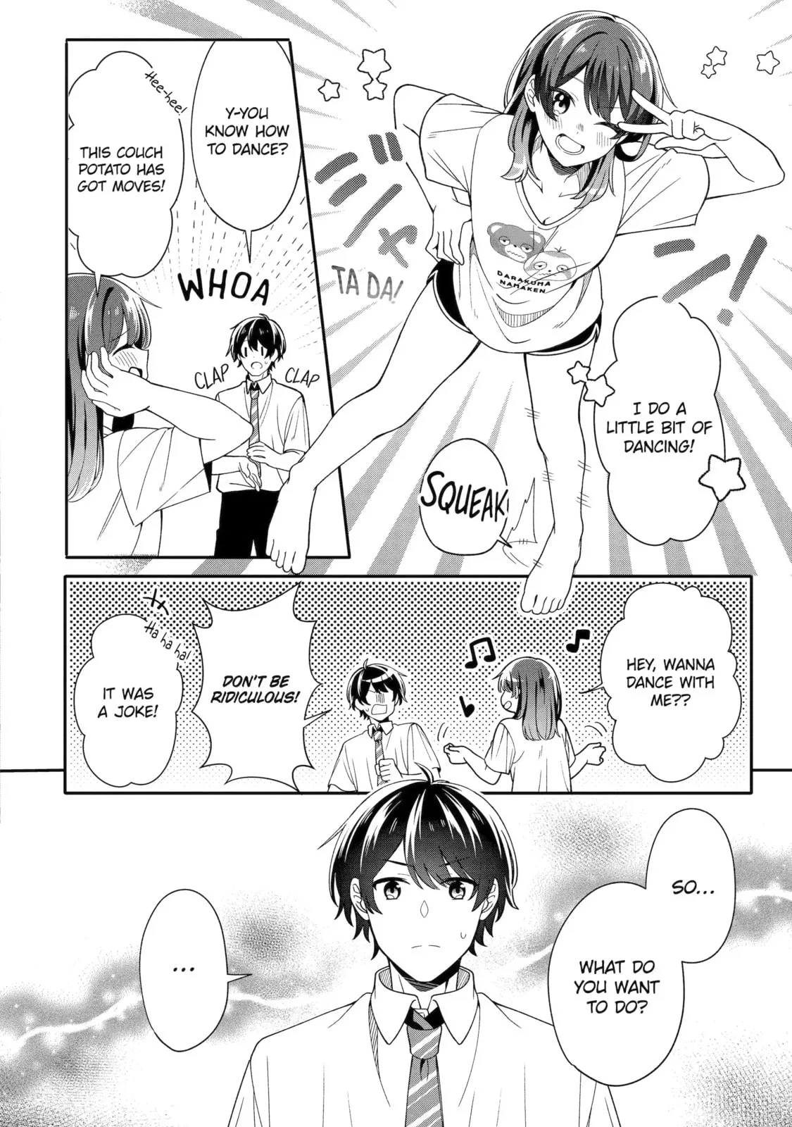 Alone in a Room With a Beautiful Girl in Defenseless Cute Pajamas - Chapter 2.4 - Page 2