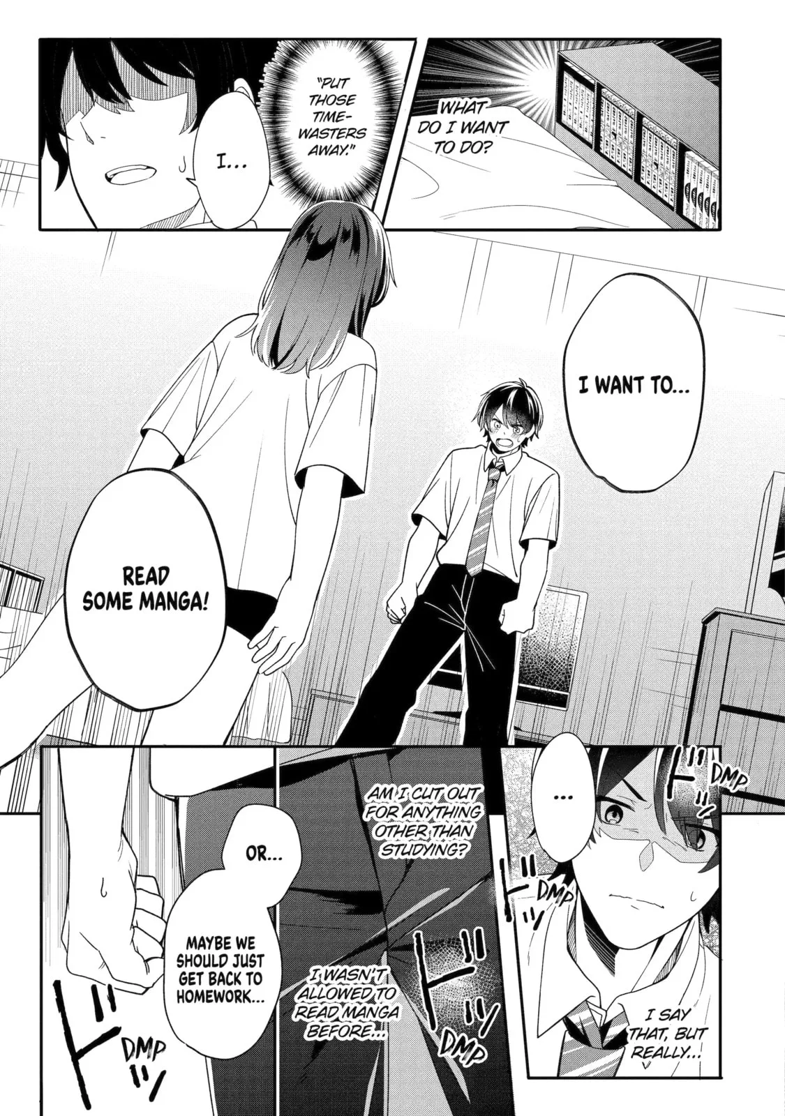 Alone in a Room With a Beautiful Girl in Defenseless Cute Pajamas - Chapter 2.4 - Page 3