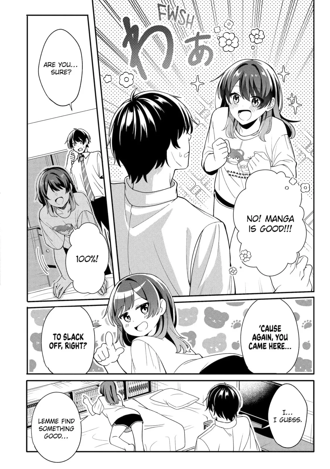 Alone in a Room With a Beautiful Girl in Defenseless Cute Pajamas - Chapter 2.4 - Page 4