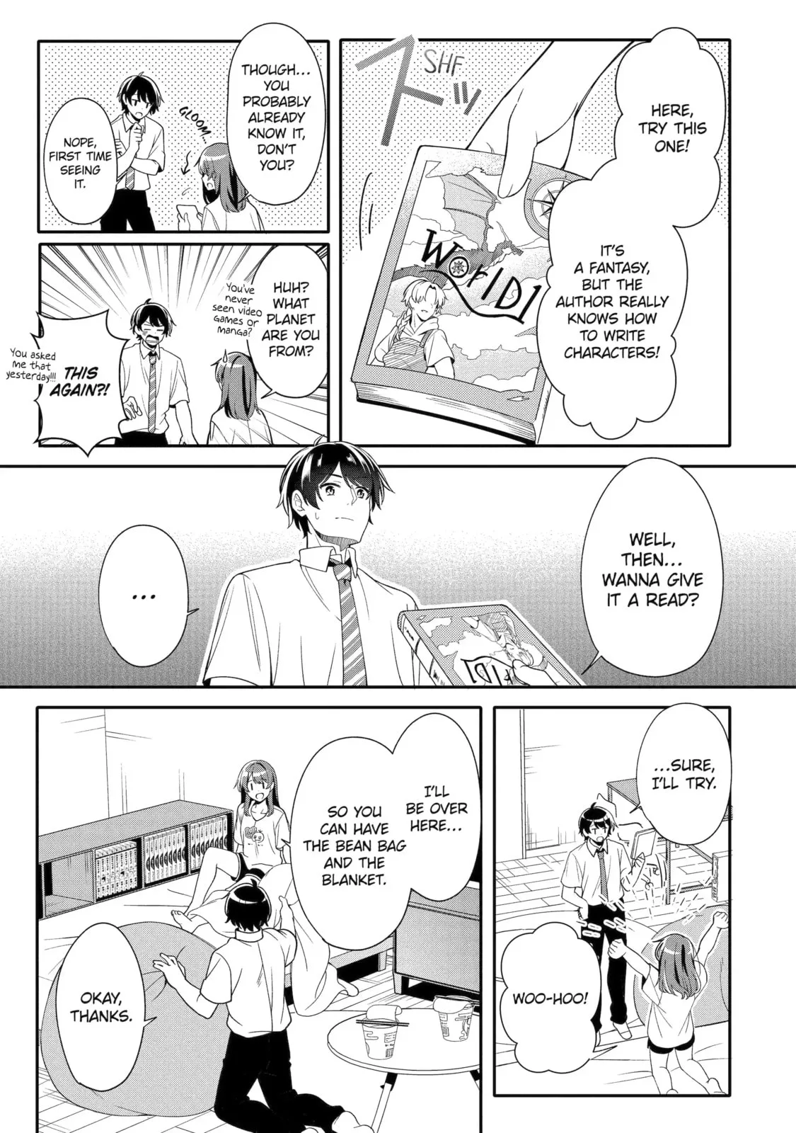 Alone in a Room With a Beautiful Girl in Defenseless Cute Pajamas - Chapter 2.4 - Page 5