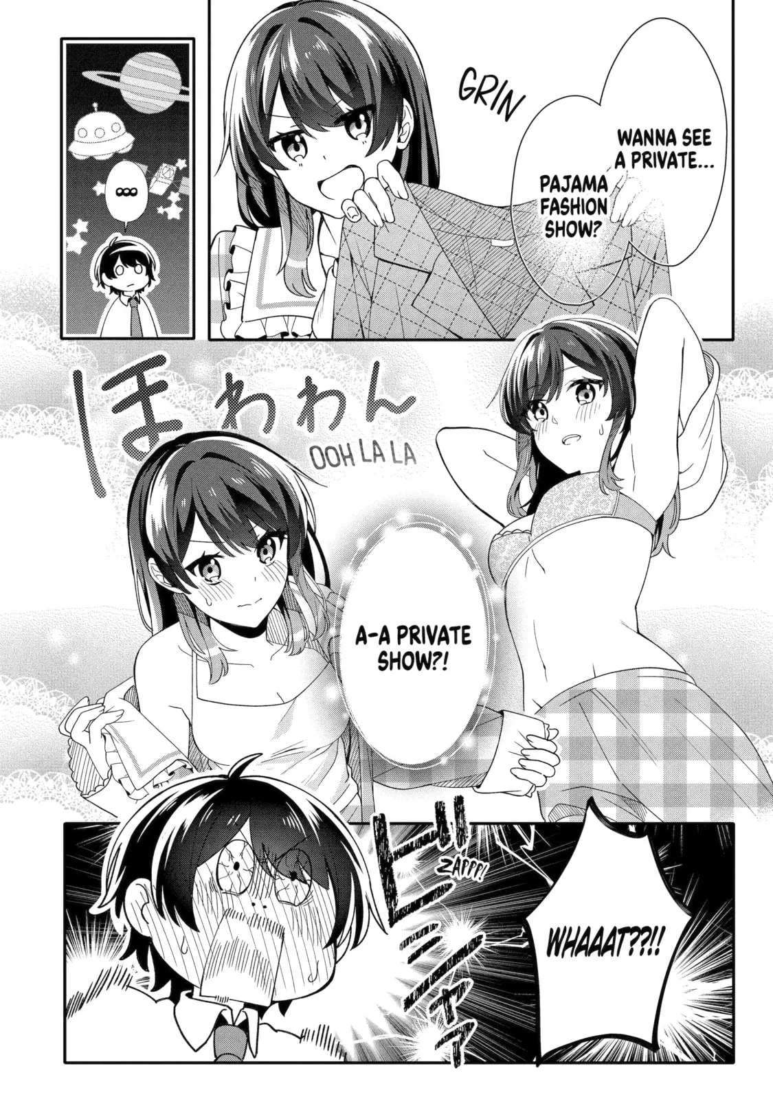 Alone in a Room With a Beautiful Girl in Defenseless Cute Pajamas - Chapter 2.4 - Page 12