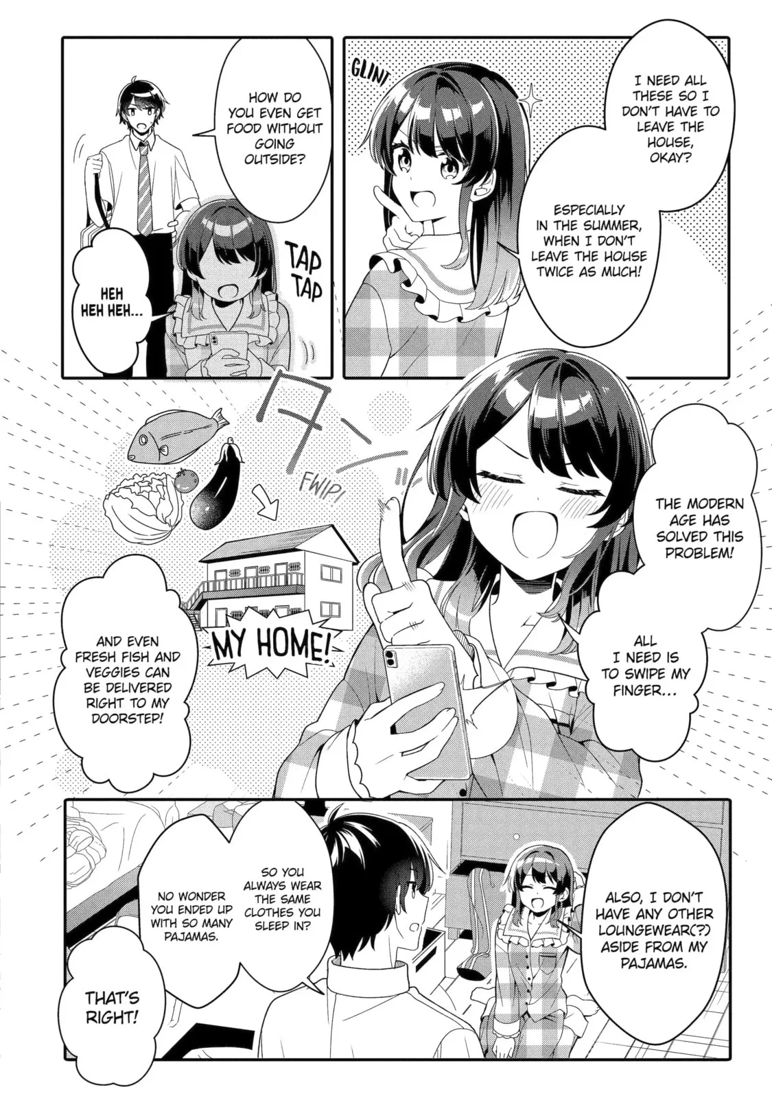 Alone in a Room With a Beautiful Girl in Defenseless Cute Pajamas - Chapter 3.1 - Page 4