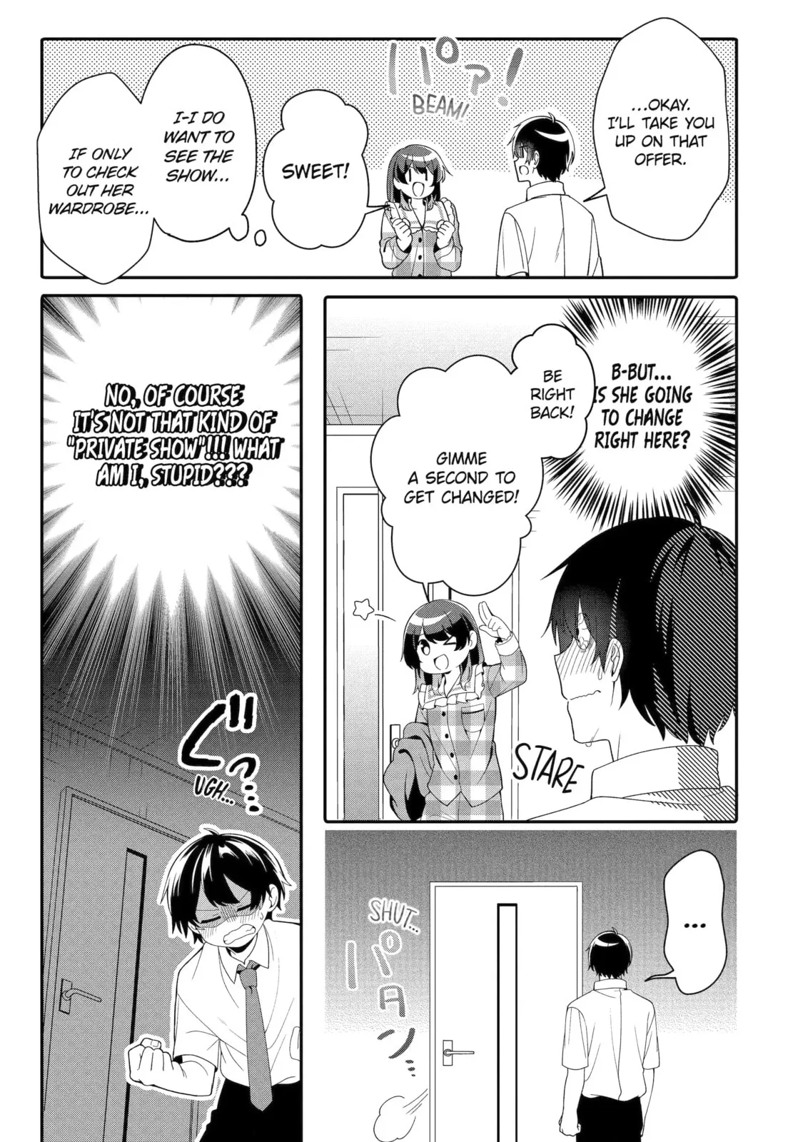 Alone in a Room With a Beautiful Girl in Defenseless Cute Pajamas - Chapter 3.1 - Page 7