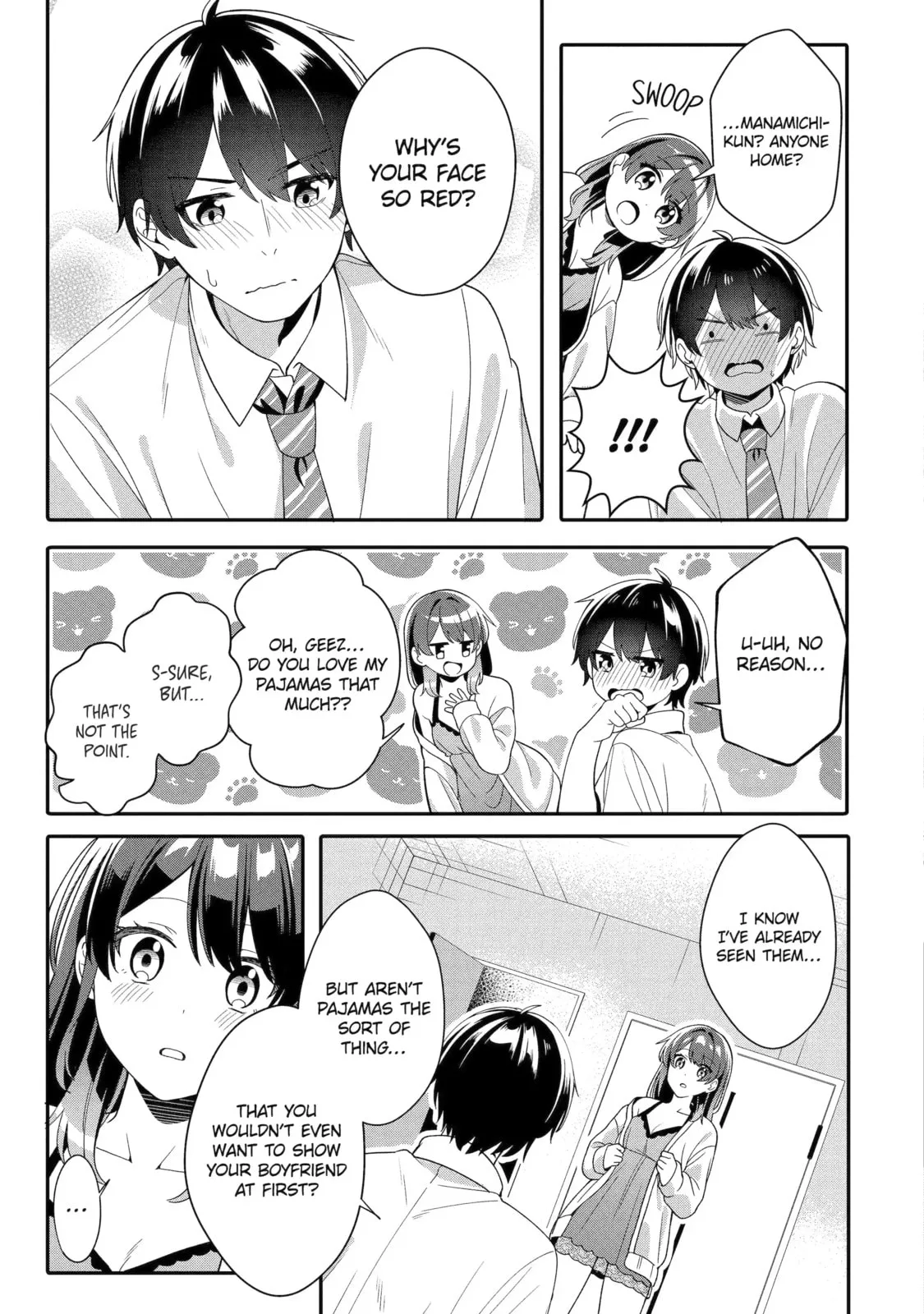 Alone in a Room With a Beautiful Girl in Defenseless Cute Pajamas - Chapter 3.3 - Page 1