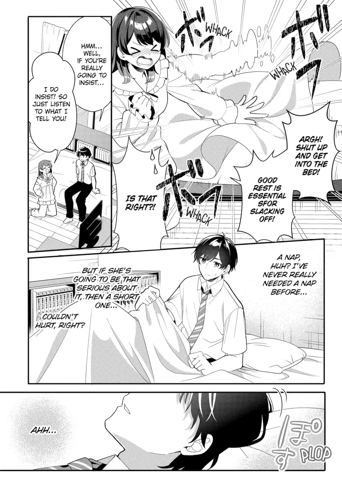 Alone in a Room With a Beautiful Girl in Defenseless Cute Pajamas - Chapter 4.1 - Page 4