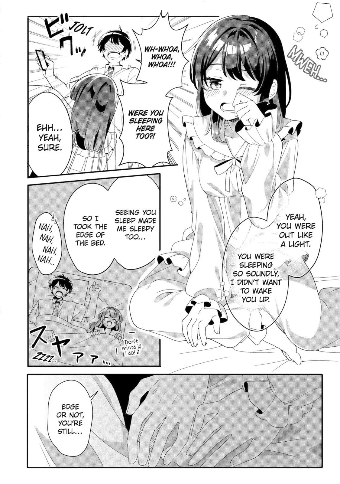 Alone in a Room With a Beautiful Girl in Defenseless Cute Pajamas - Chapter 4.1 - Page 10
