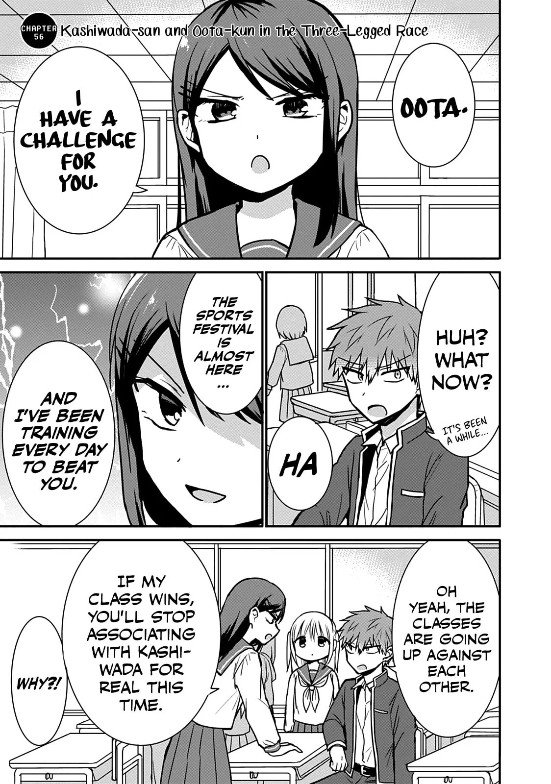 Inexpressive Kashiwada and Expressive Oota - Chapter 56 - Page 1