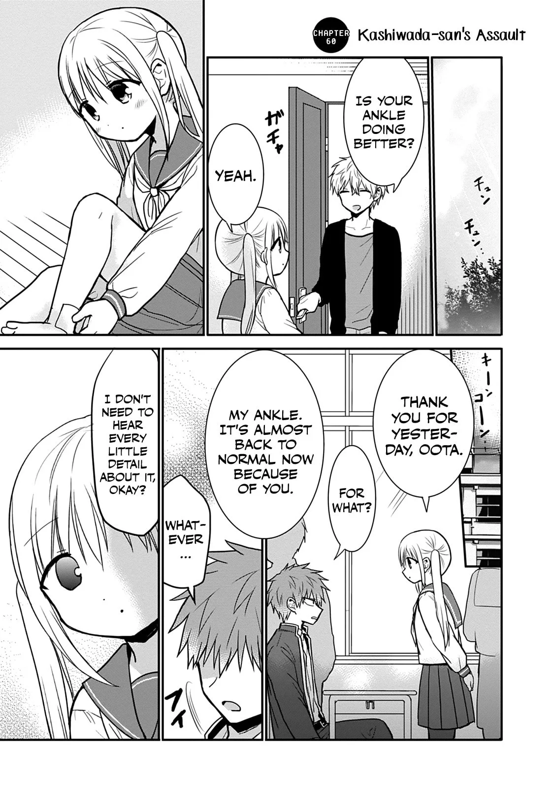 Inexpressive Kashiwada and Expressive Oota - Chapter 60 - Page 1