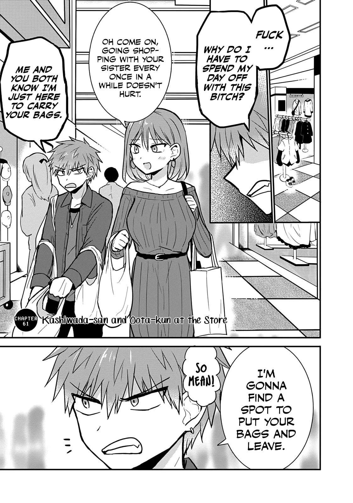 Inexpressive Kashiwada and Expressive Oota - Chapter 61 - Page 1