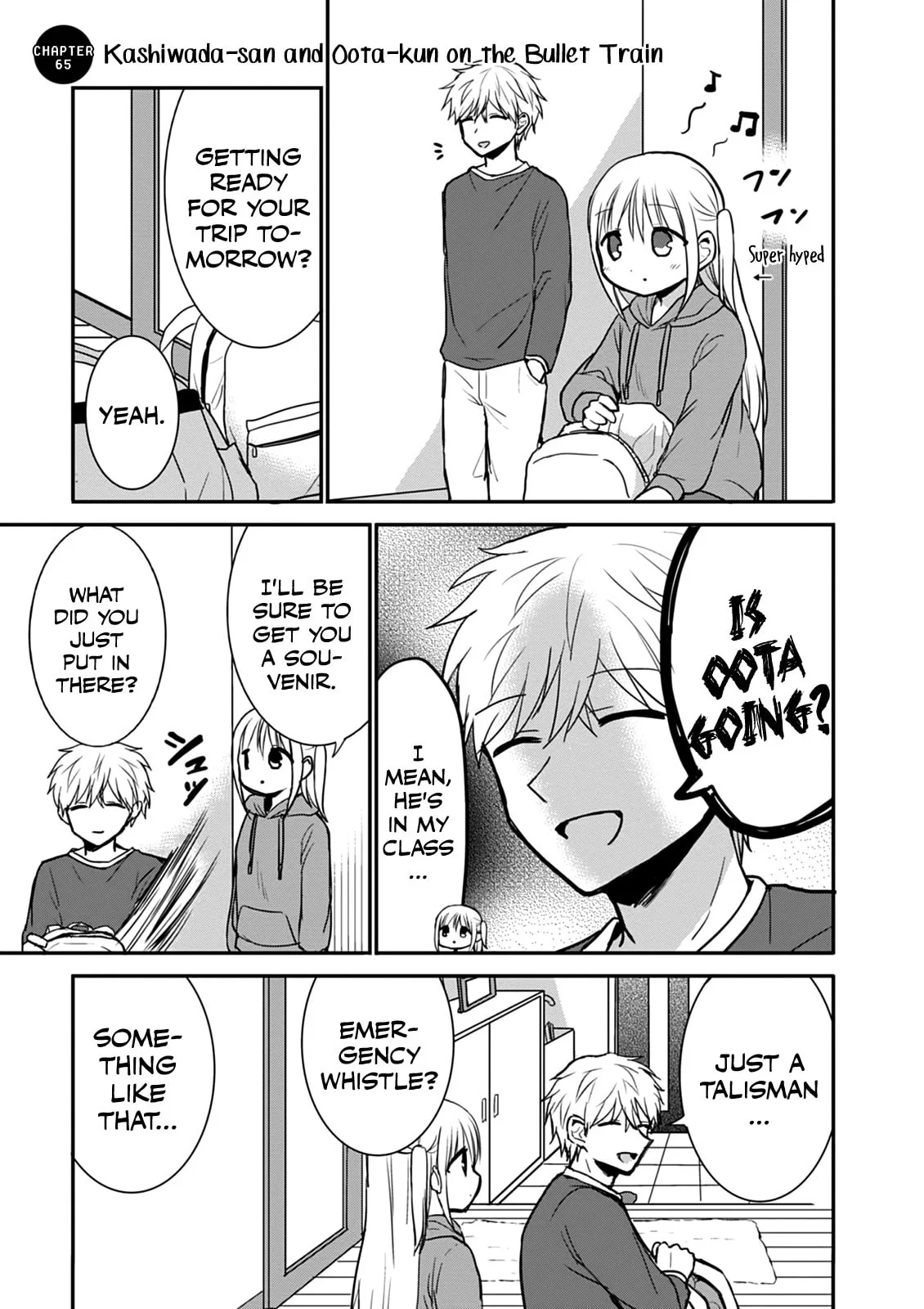 Inexpressive Kashiwada and Expressive Oota - Chapter 65 - Page 1