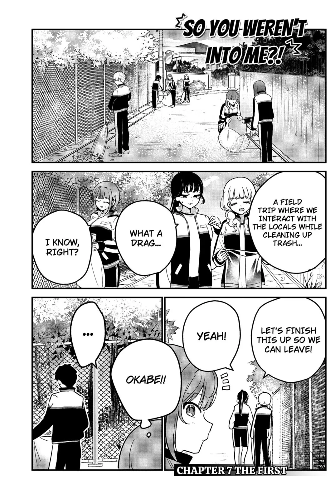 So you weren't into me?! - Chapter 7 - Page 1
