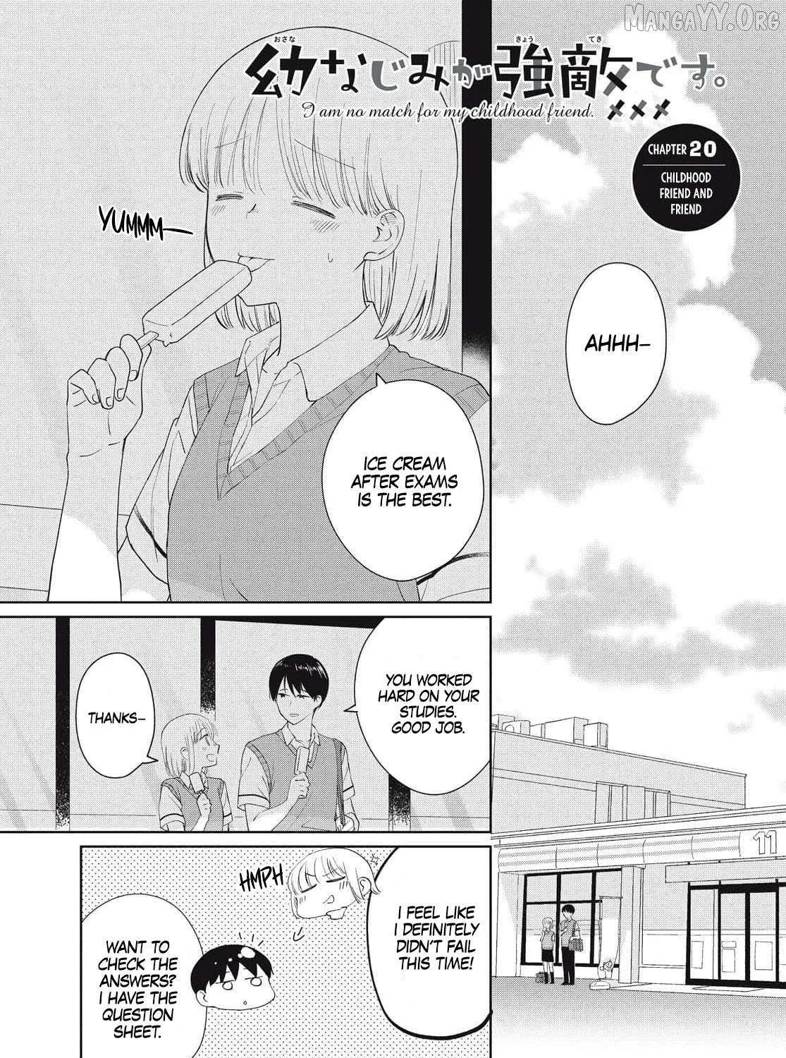 I Am No Match for My Childhood Friend - Chapter 20 - Page 1