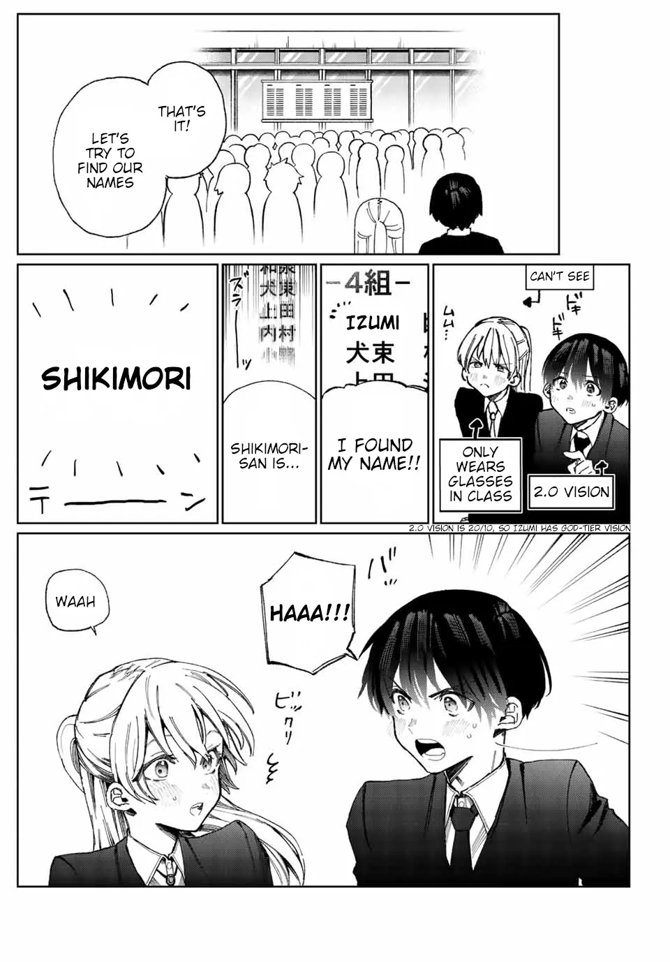Shikimori's Not Just a Cutie - Chapter 6.1 - Page 2