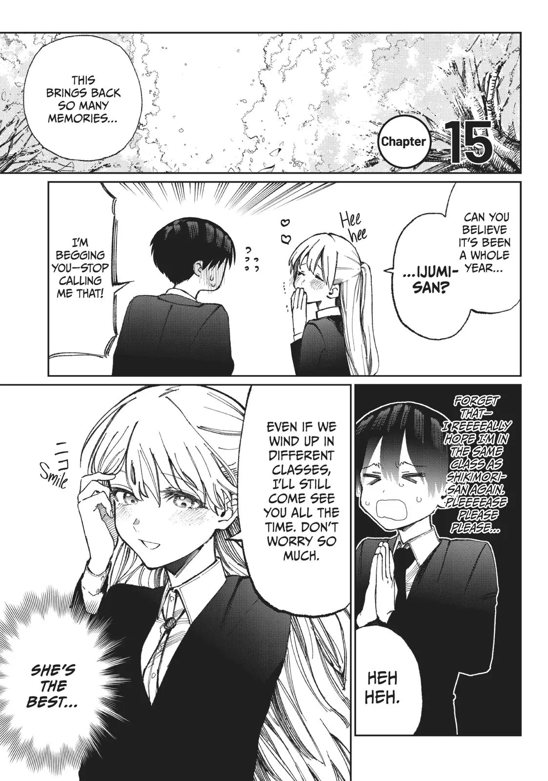 Shikimori's Not Just a Cutie - Chapter 15 - Page 1