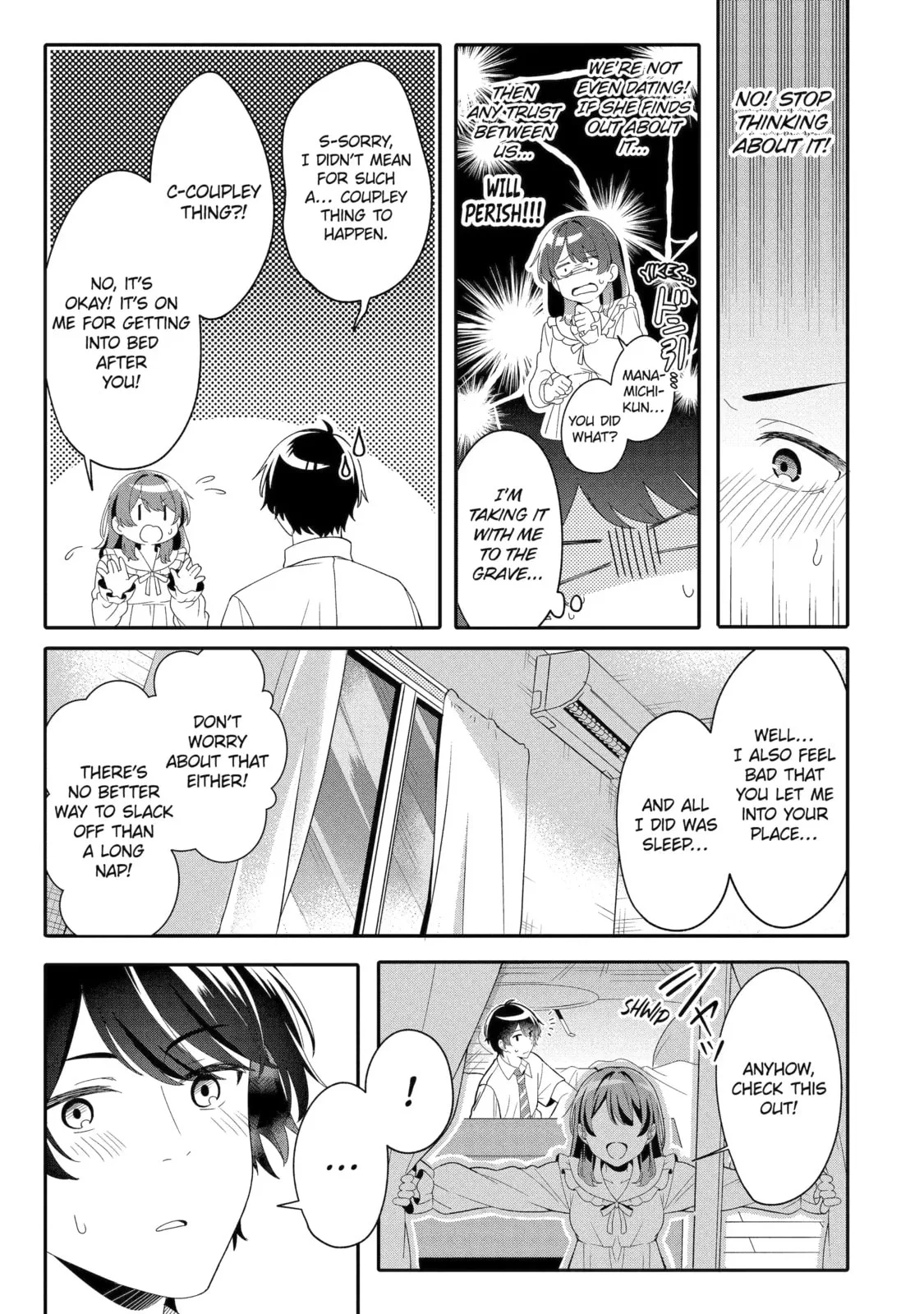 Alone in a Room With a Beautiful Girl in Defenseless Cute Pajamas - Chapter 4.2 - Page 1