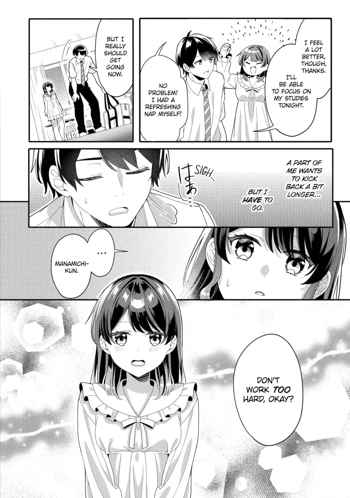 Alone in a Room With a Beautiful Girl in Defenseless Cute Pajamas - Chapter 4.2 - Page 4