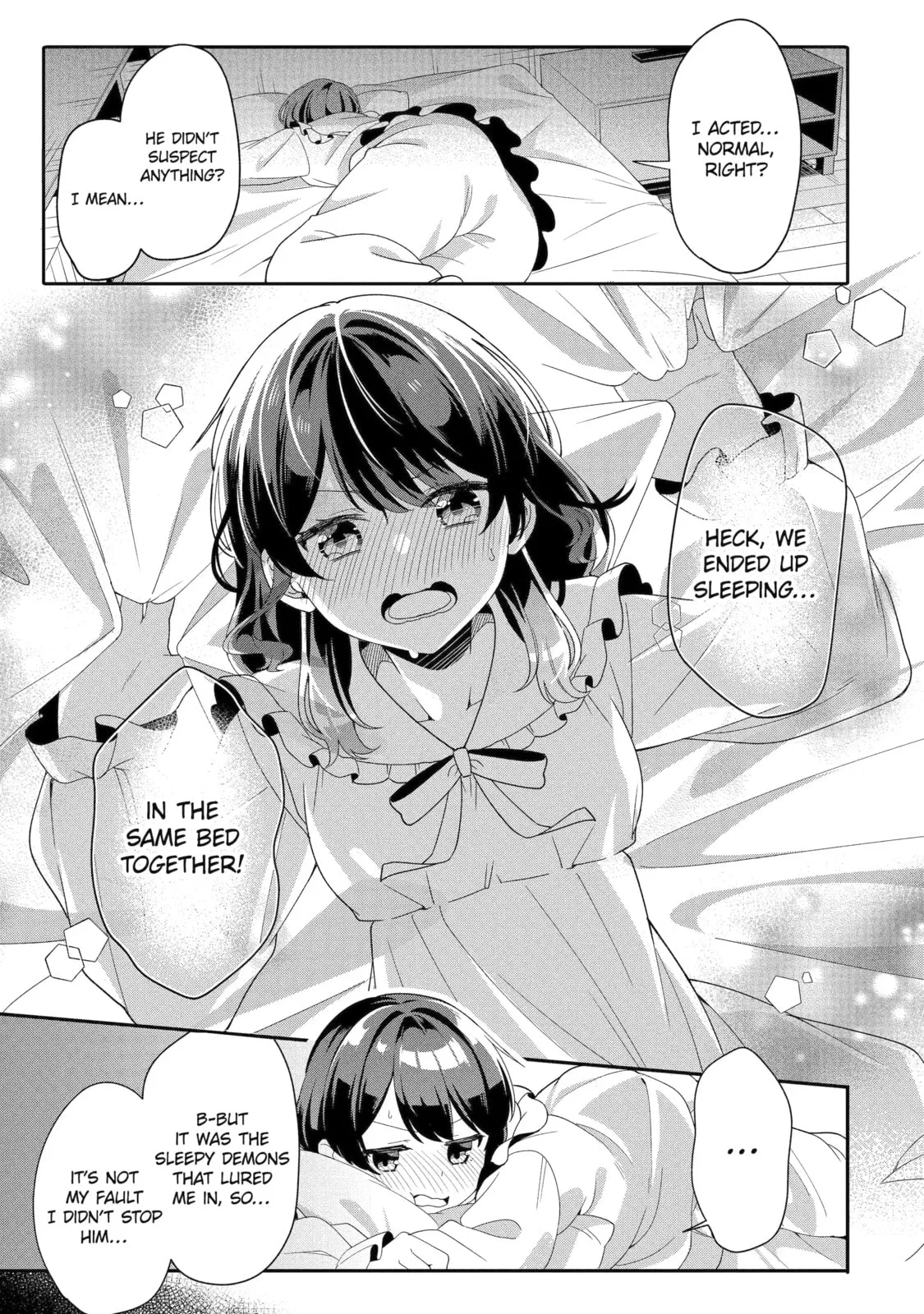 Alone in a Room With a Beautiful Girl in Defenseless Cute Pajamas - Chapter 4.2 - Page 9