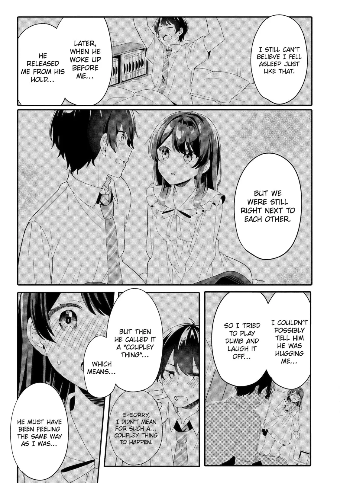 Alone in a Room With a Beautiful Girl in Defenseless Cute Pajamas - Chapter 4.3 - Page 1