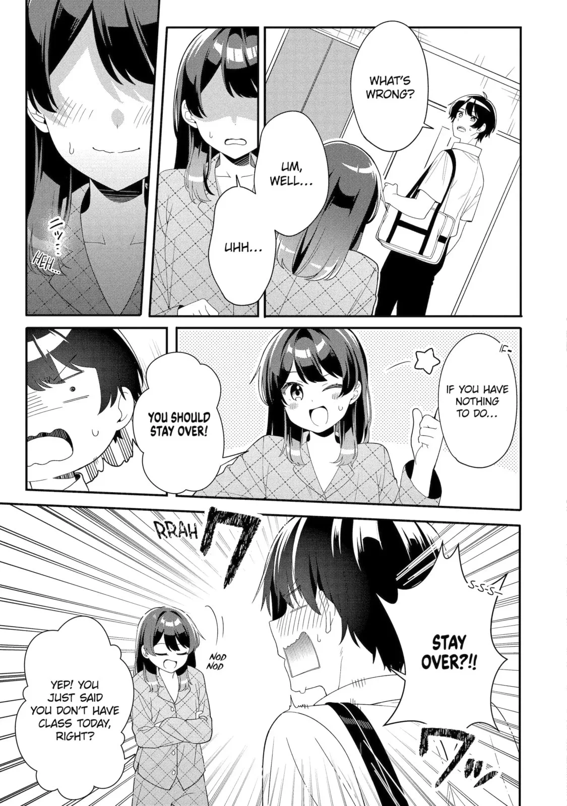 Alone in a Room With a Beautiful Girl in Defenseless Cute Pajamas - Chapter 4.3 - Page 9