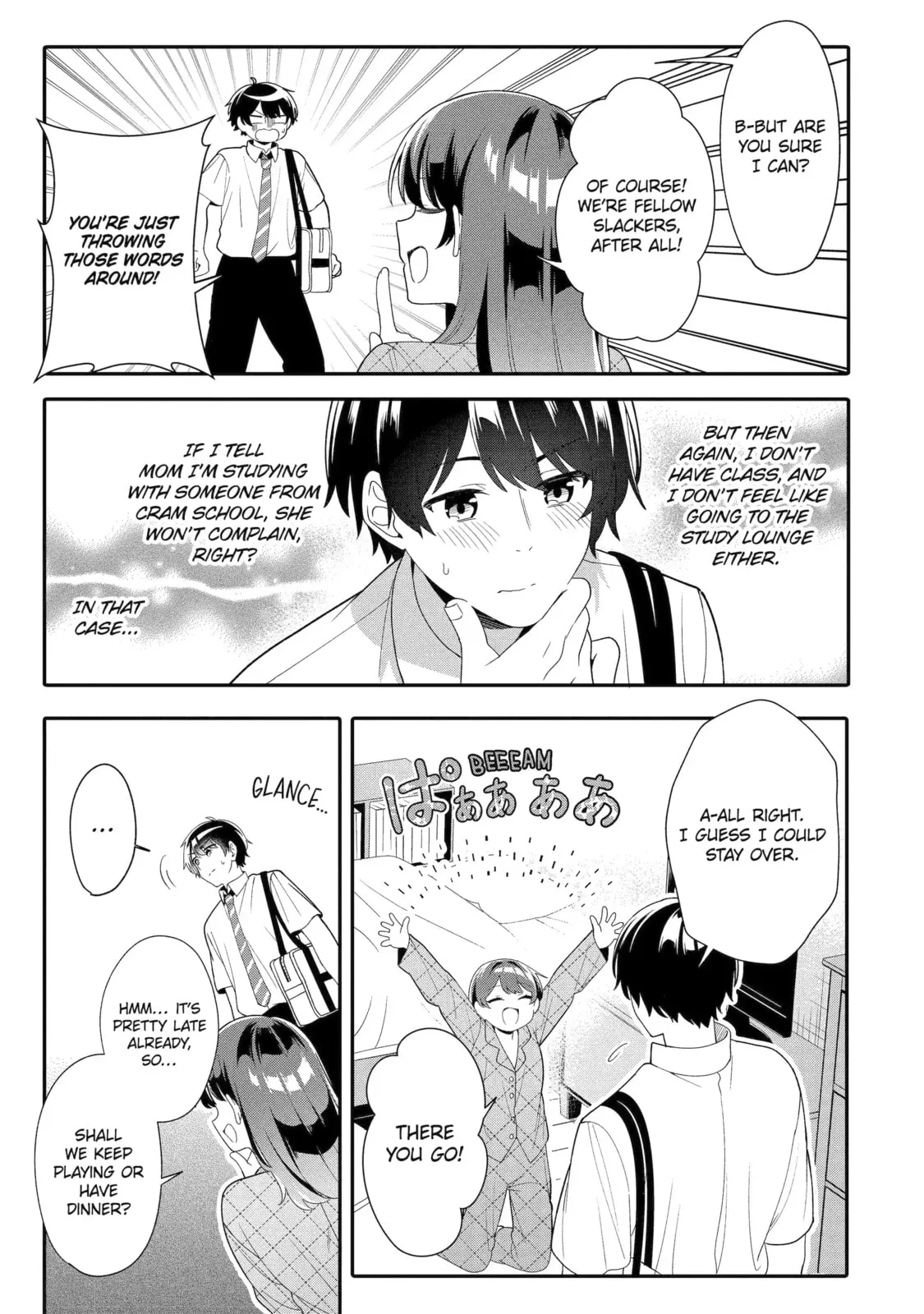 Alone in a Room With a Beautiful Girl in Defenseless Cute Pajamas - Chapter 4.3 - Page 11