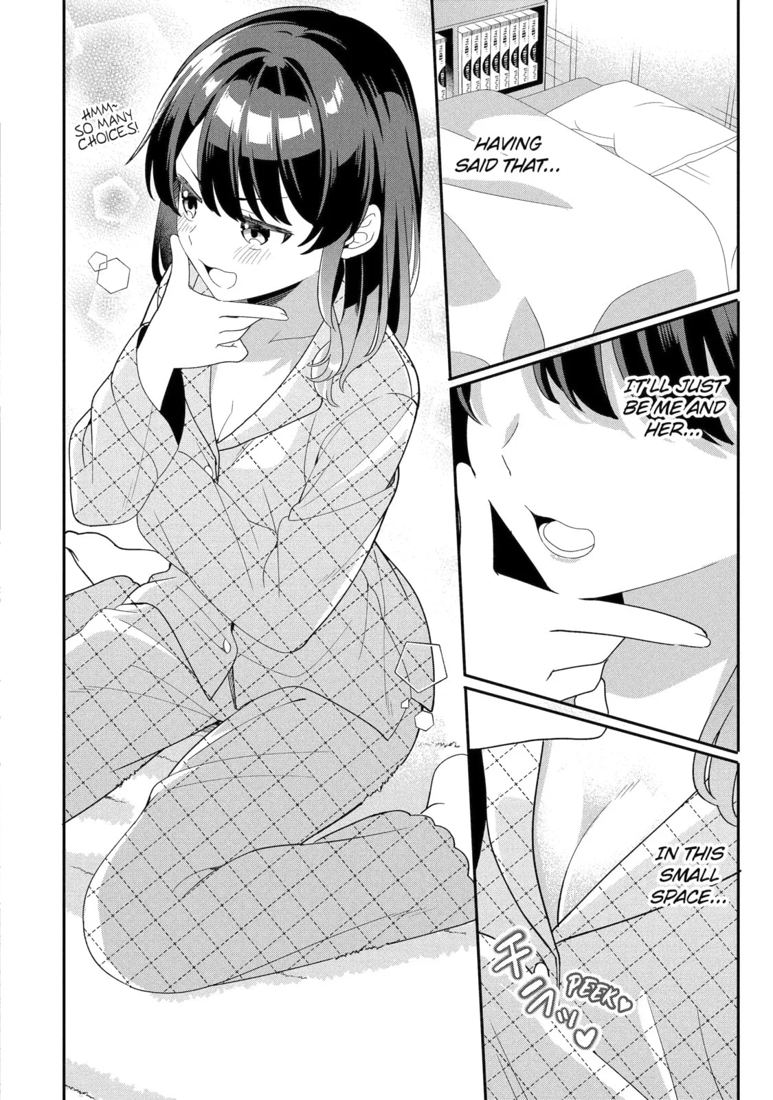 Alone in a Room With a Beautiful Girl in Defenseless Cute Pajamas - Chapter 4.3 - Page 12