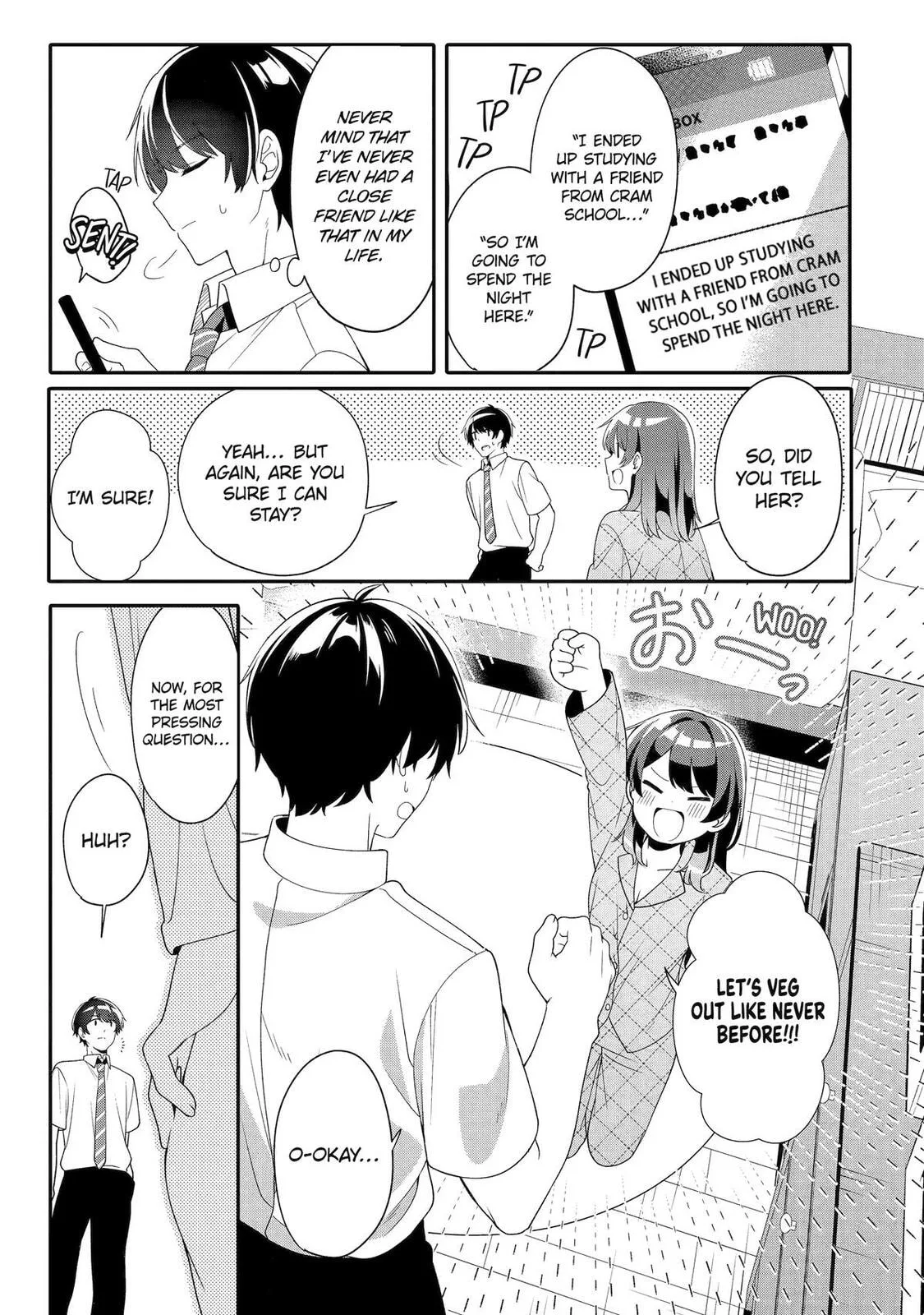 Alone in a Room With a Beautiful Girl in Defenseless Cute Pajamas - Chapter 5 - Page 3