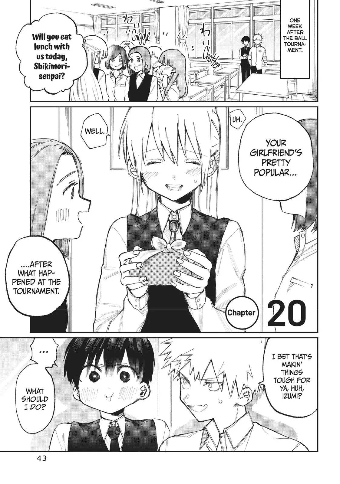 Shikimori's Not Just a Cutie - Chapter 20 - Page 1