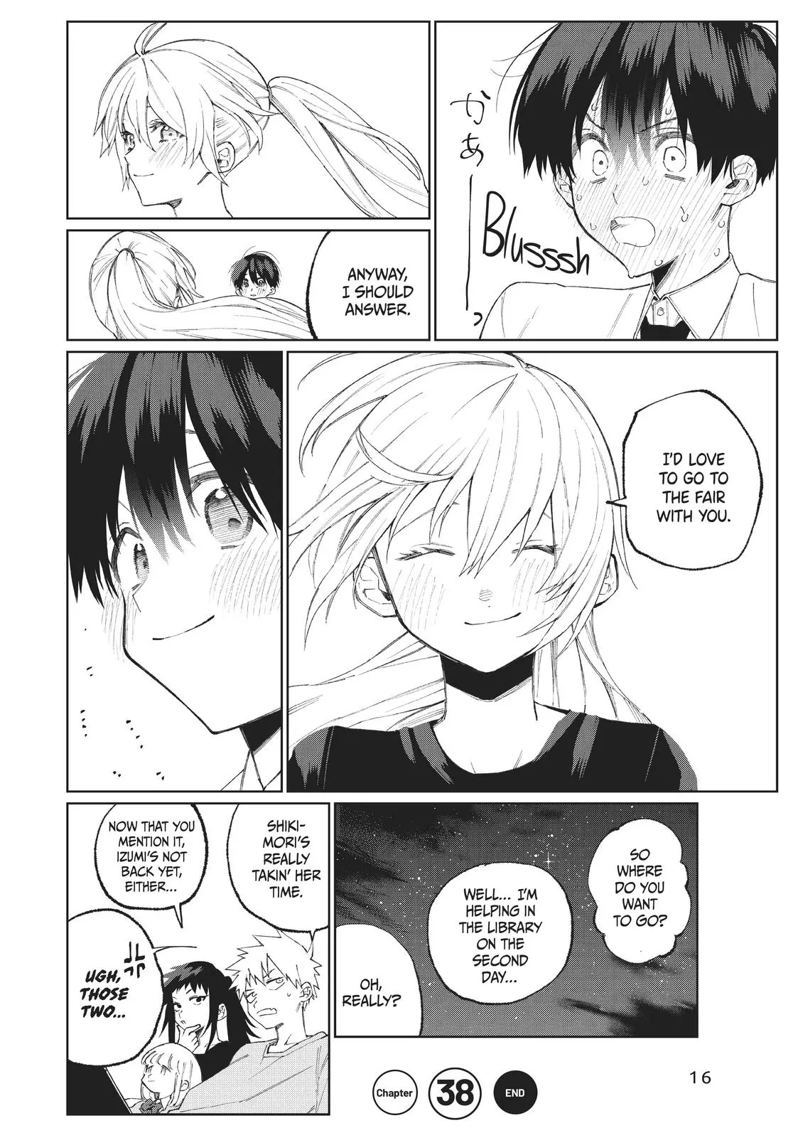 Shikimori's Not Just a Cutie - Chapter 38 - Page 16