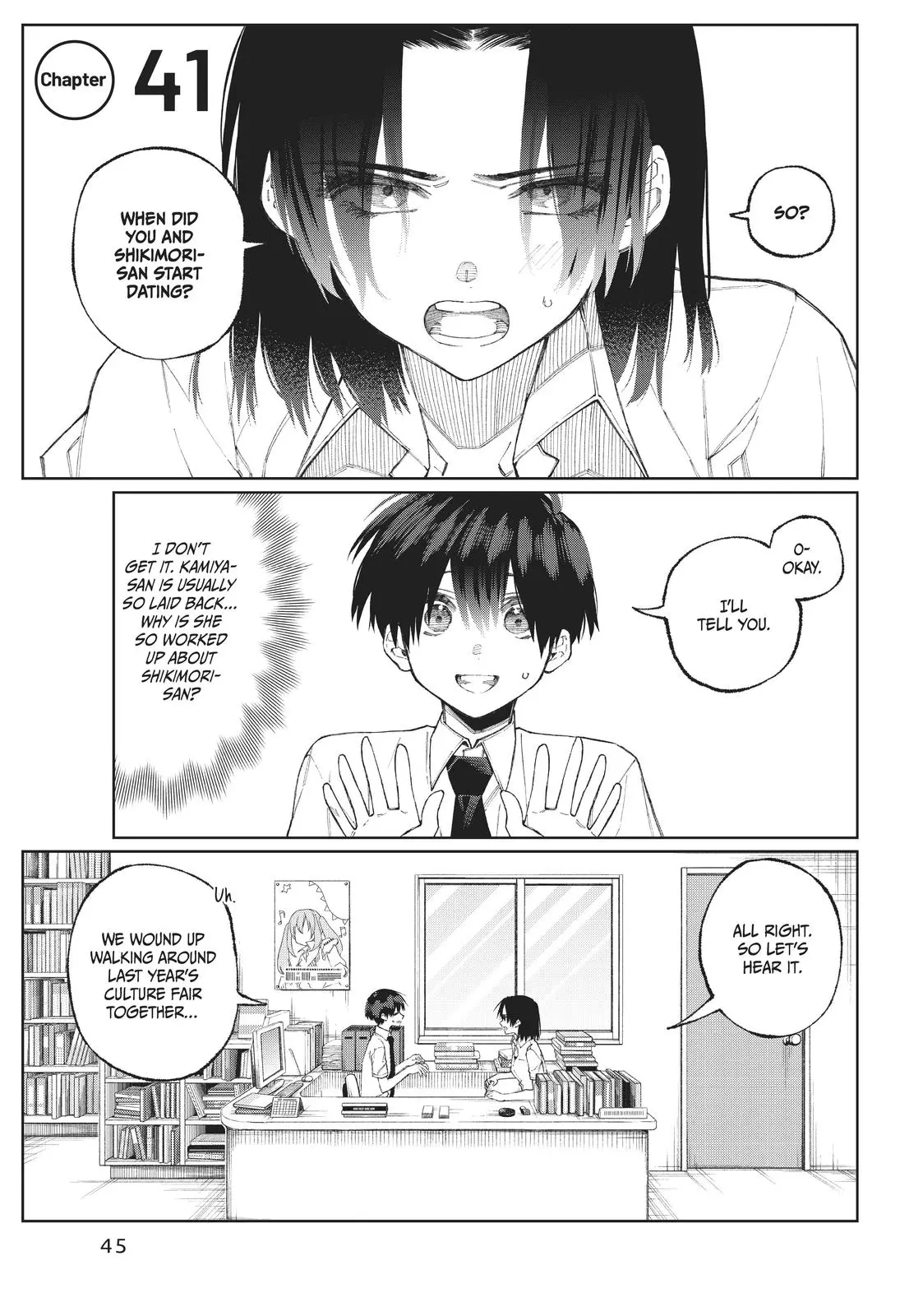 Shikimori's Not Just a Cutie - Chapter 41 - Page 1