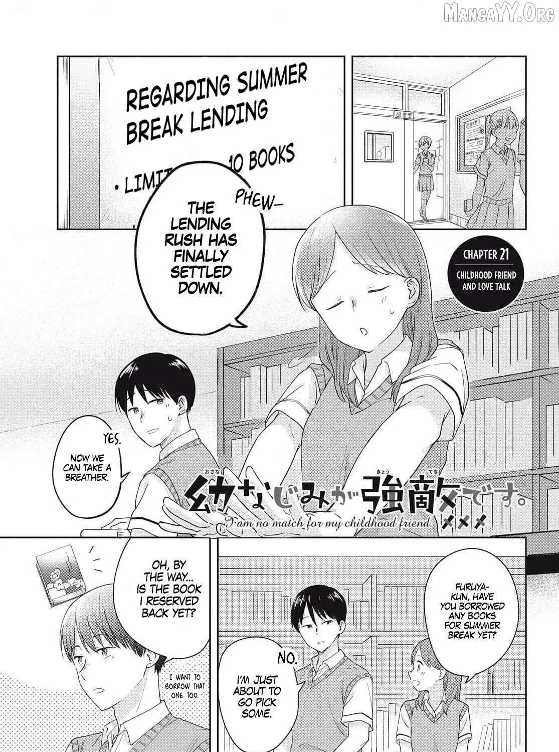 I Am No Match for My Childhood Friend - Chapter 21 - Page 1