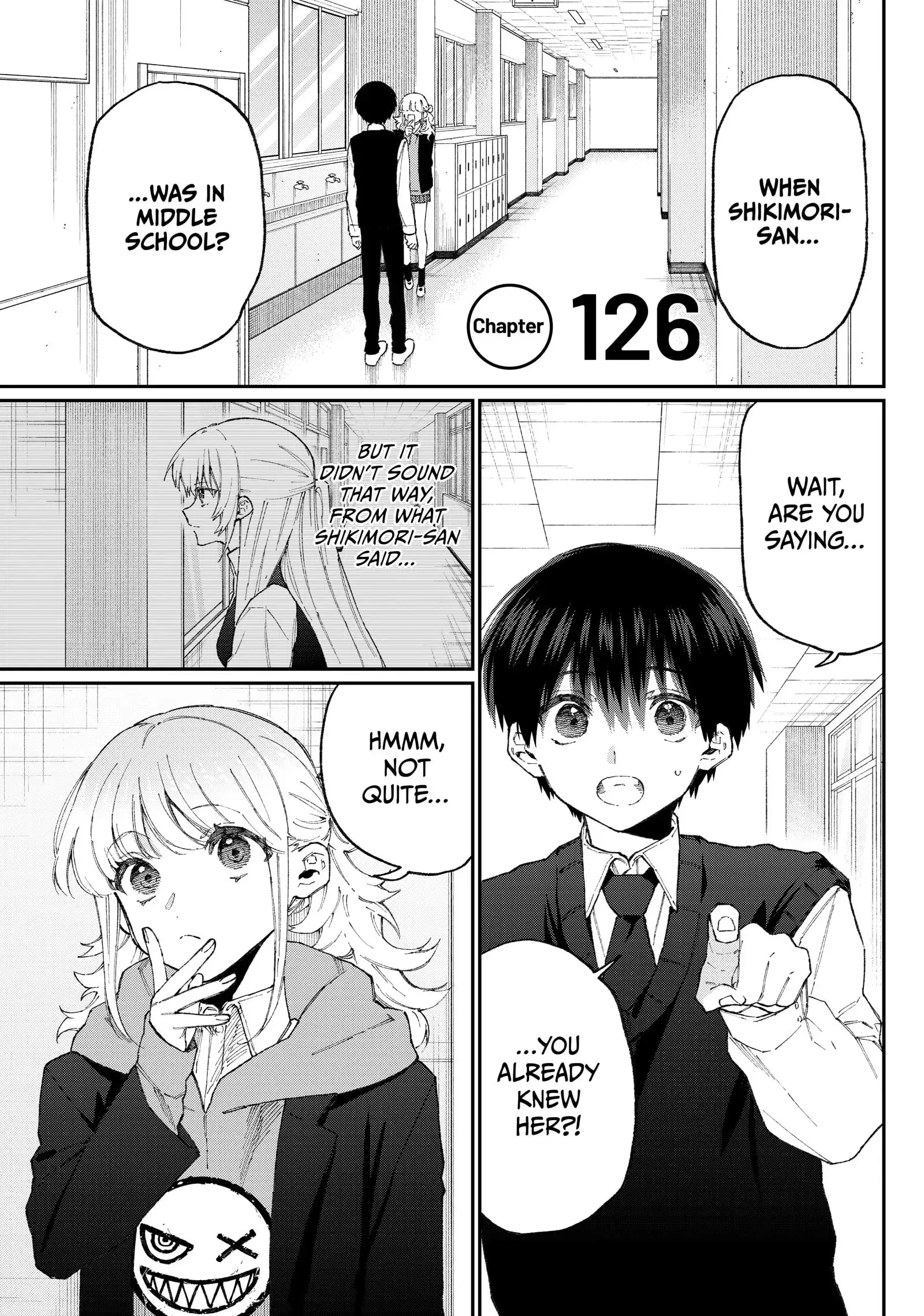 Shikimori's Not Just a Cutie - Chapter 126 - Page 1