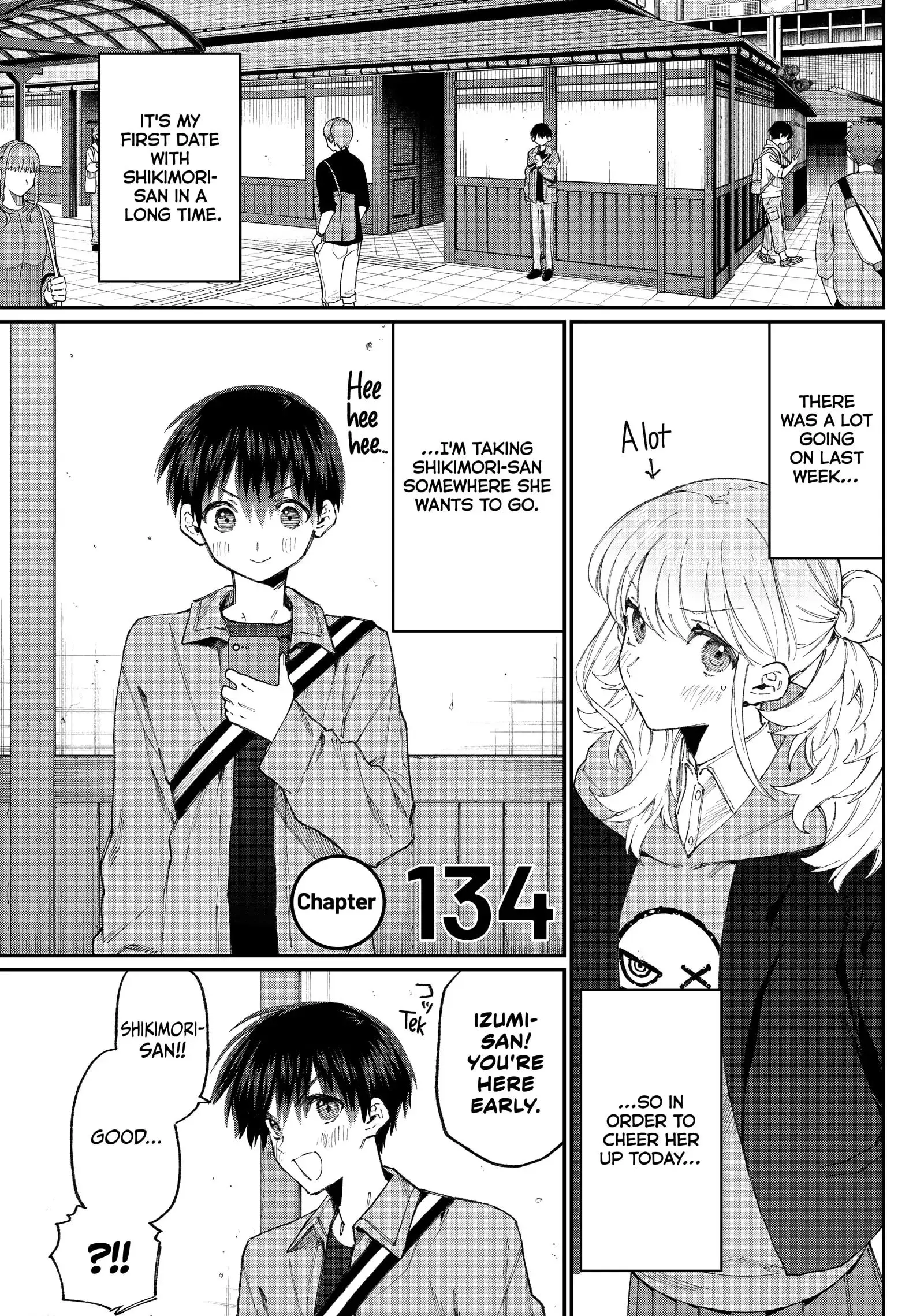 Shikimori's Not Just a Cutie - Chapter 134 - Page 1