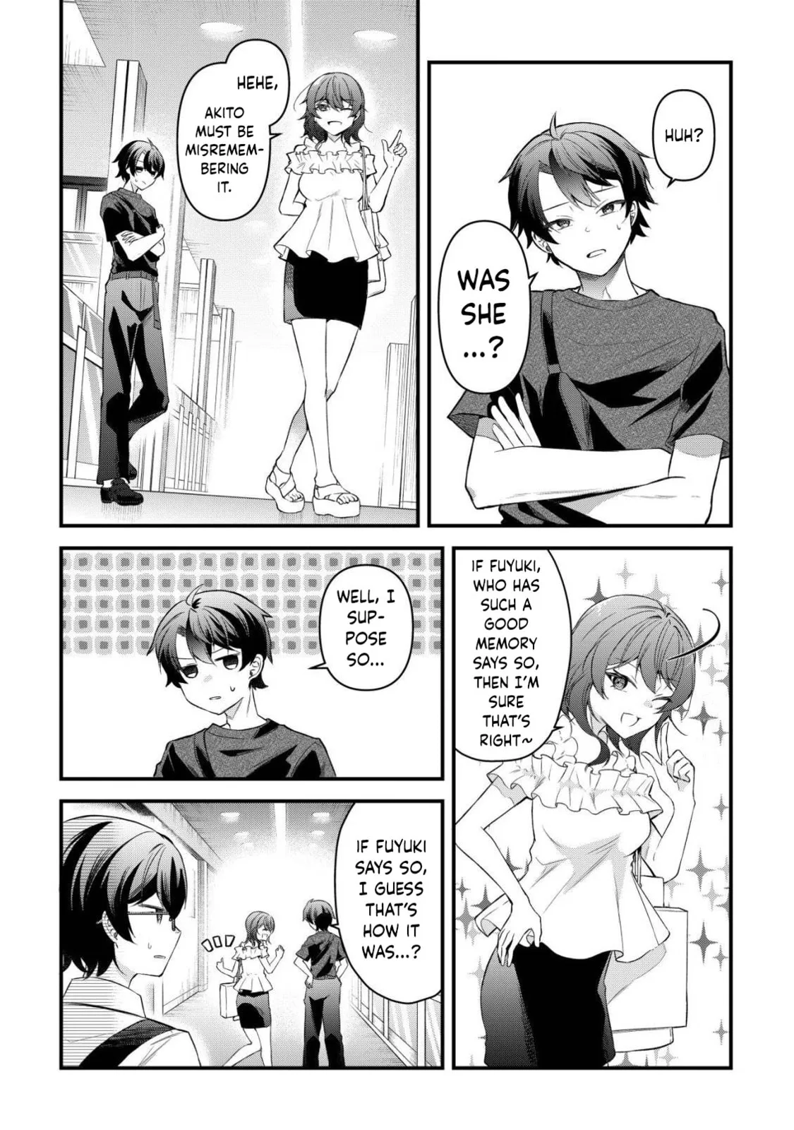 When I Murmured, 'I Want a Childhood Friend,' the Behavior of My Female Friend I Often Hang Out with Changed - Chapter 12 - Page 12