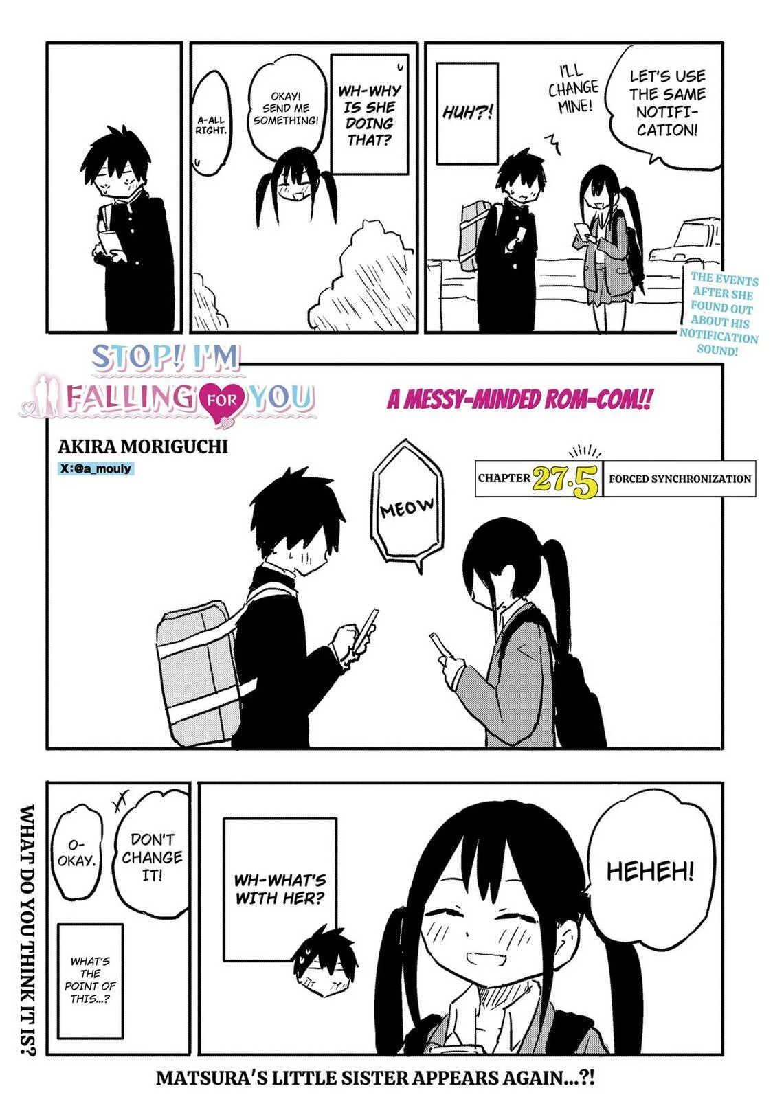 Stop! I'm Falling for You! - Chapter 27.5 - Page 1