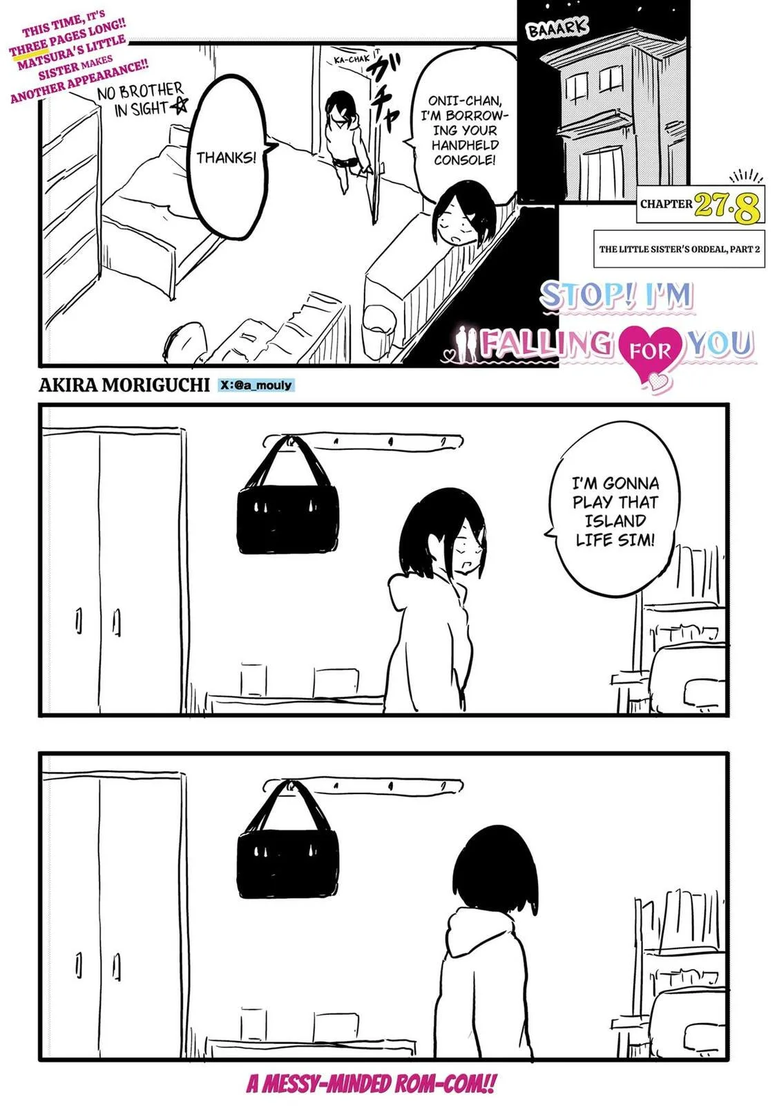 Stop! I'm Falling for You! - Chapter 27.8 - Page 1