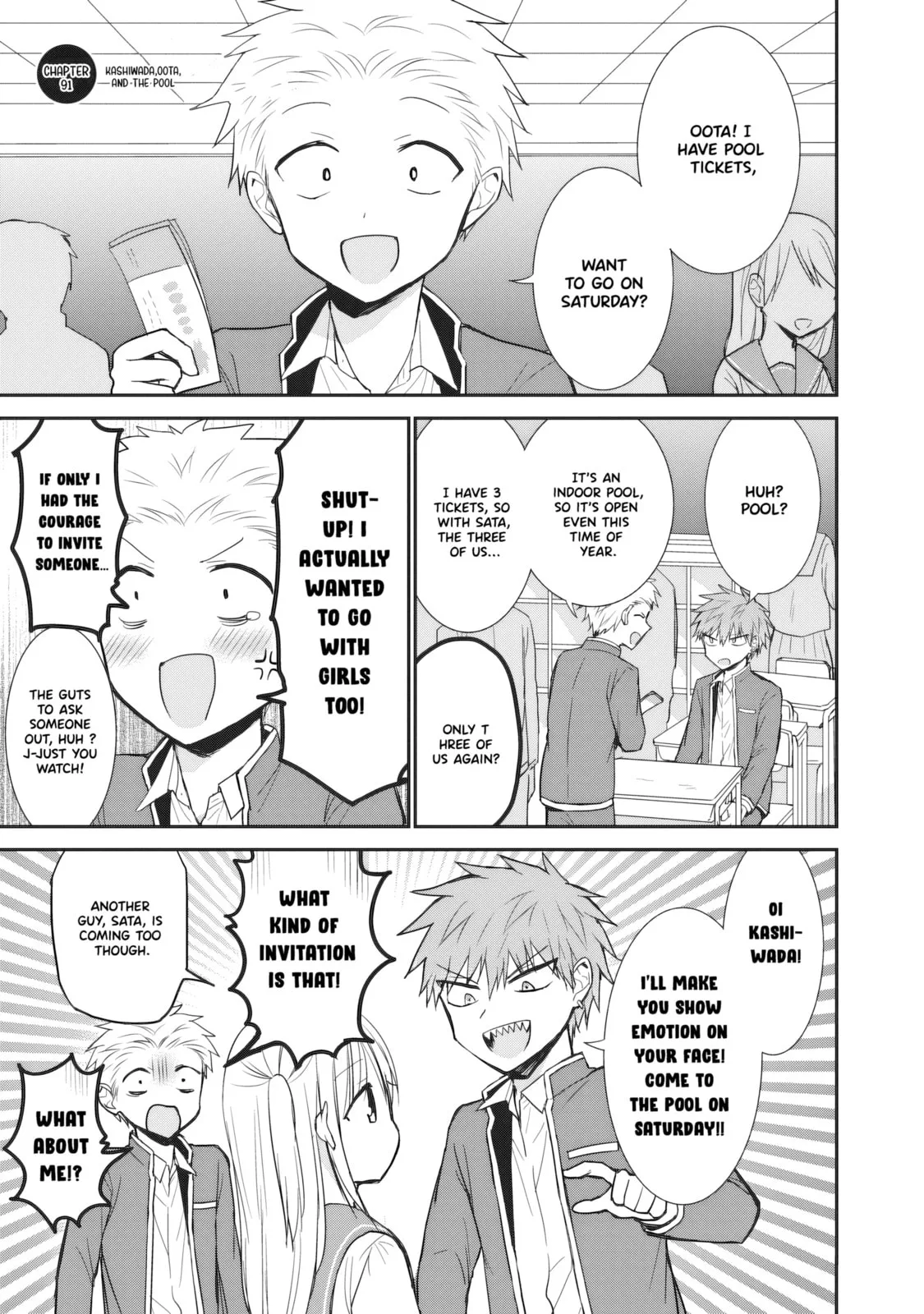Inexpressive Kashiwada and Expressive Oota - Chapter 91 - Page 1