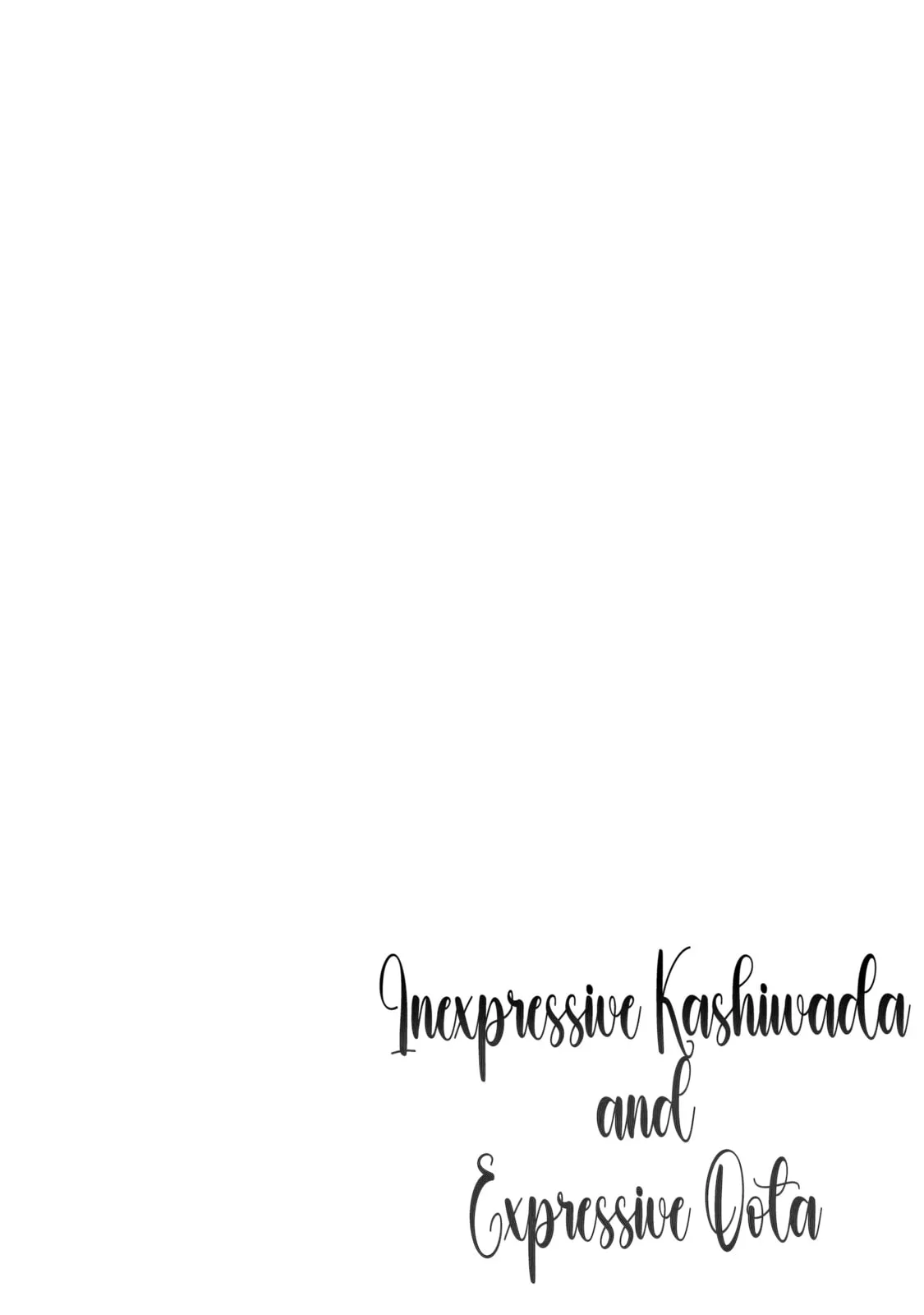 Inexpressive Kashiwada and Expressive Oota - Chapter 92 - Page 14