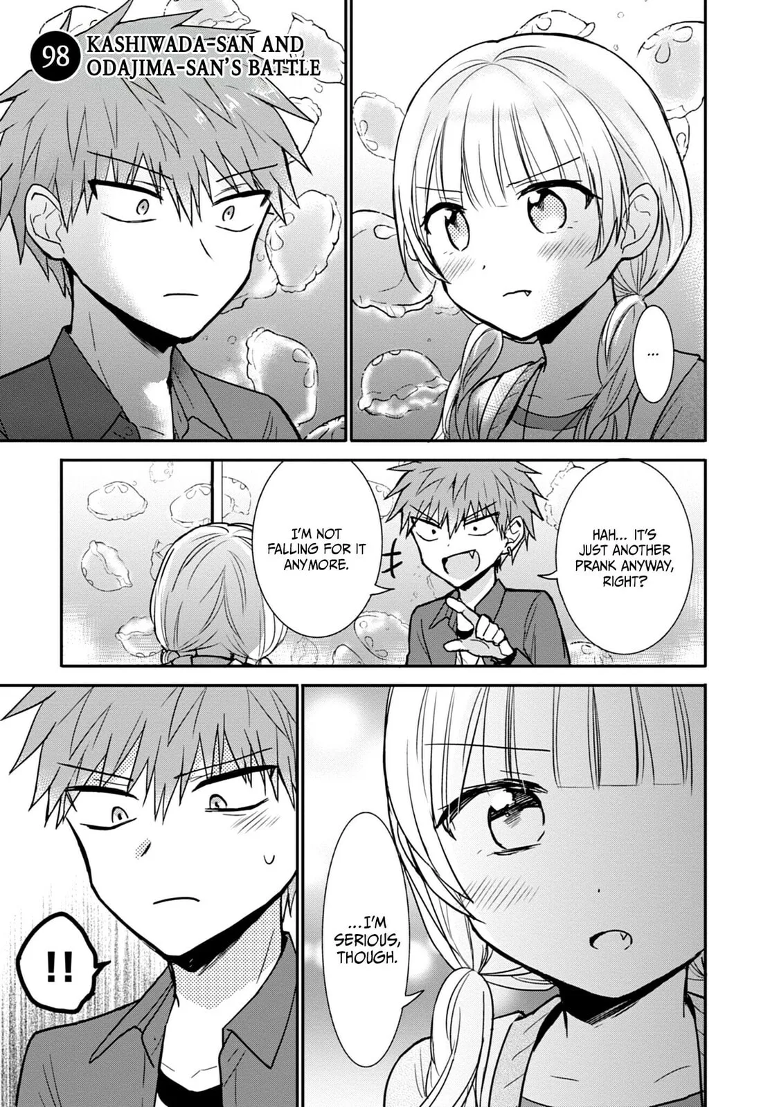 Inexpressive Kashiwada and Expressive Oota - Chapter 98 - Page 1