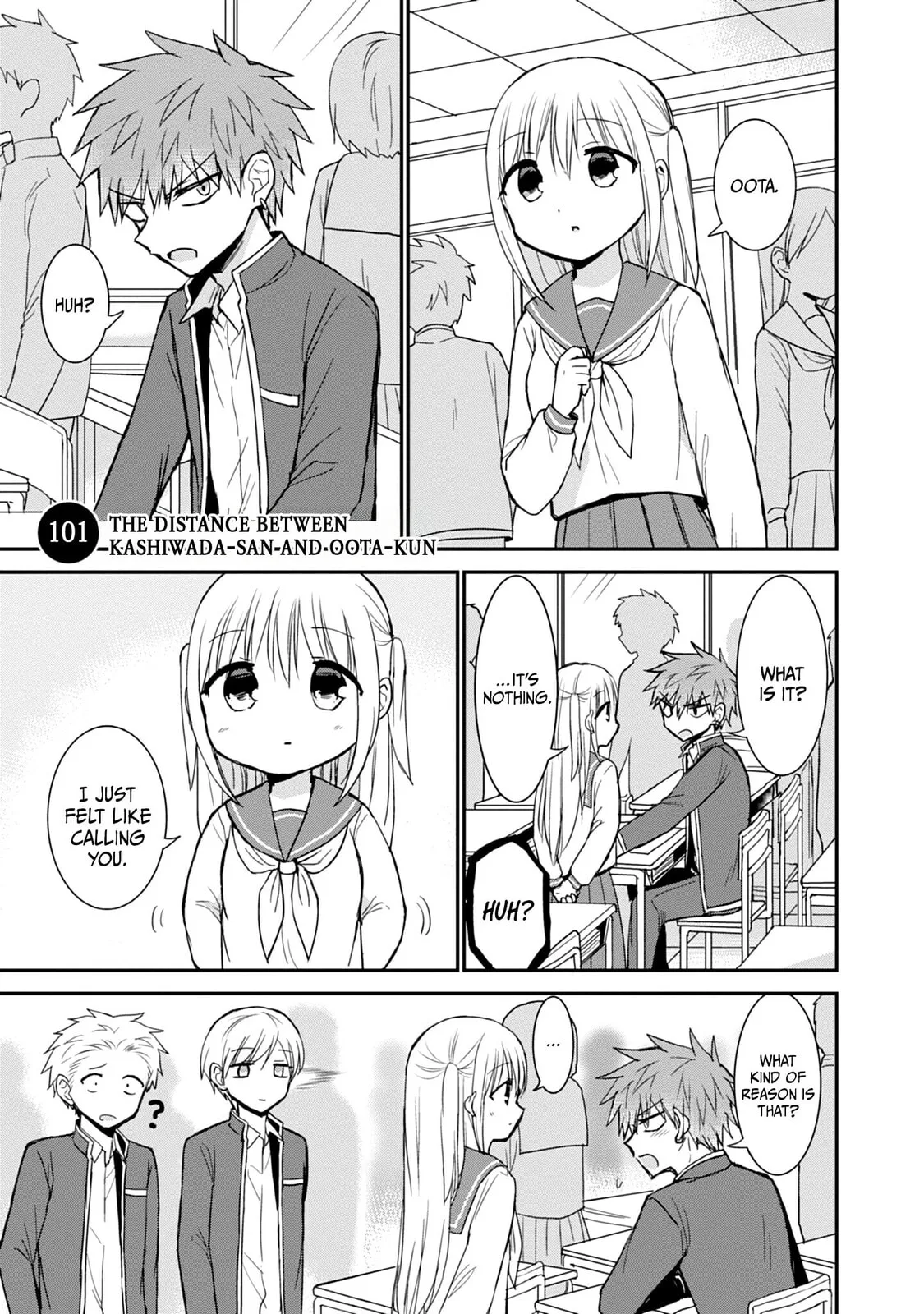 Inexpressive Kashiwada and Expressive Oota - Chapter 101 - Page 1
